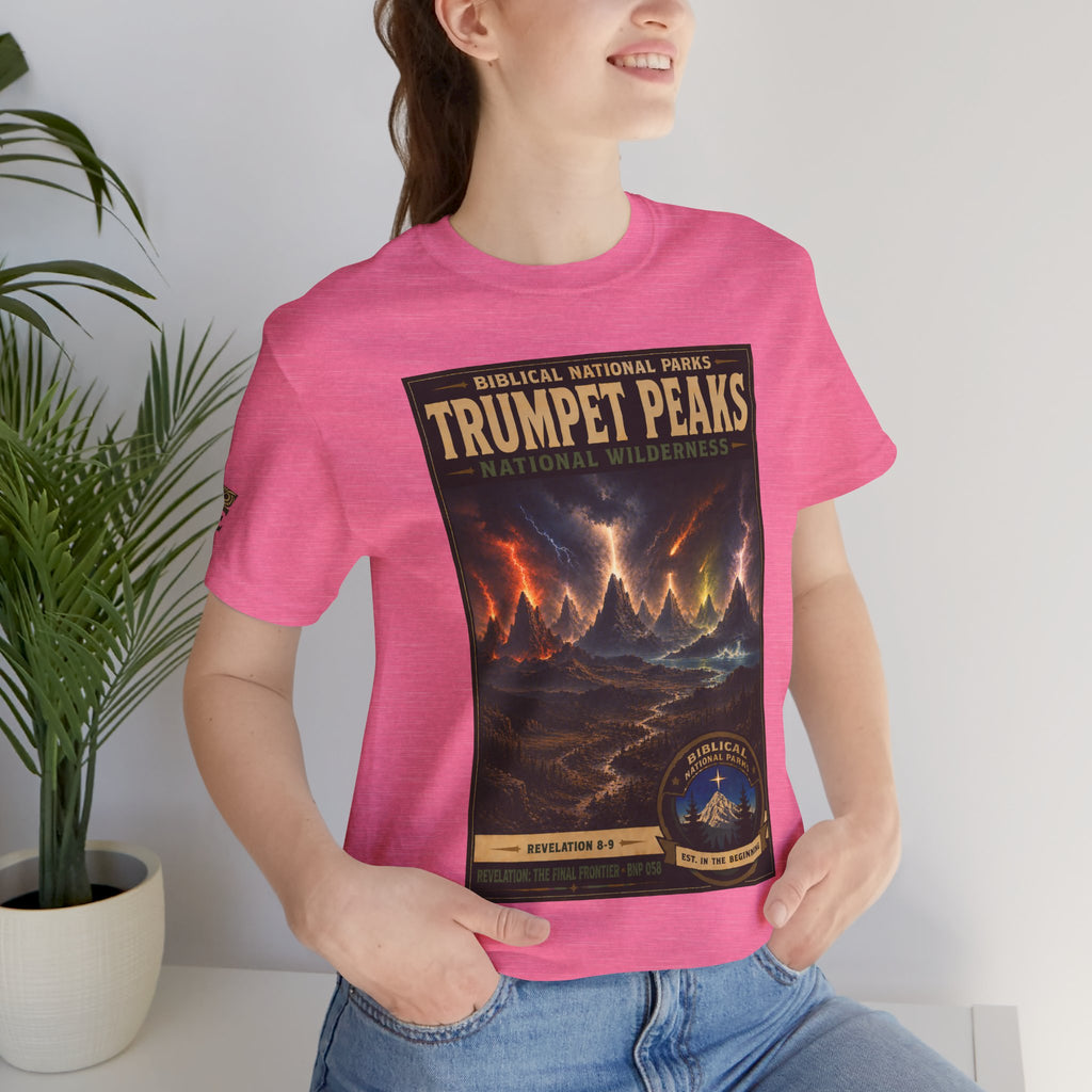 Biblical National Parks Collection X- #058/061 - Revelation: The Final Frontier | Revelation 8-9 | Vintage nature poster Tee | Biblical national parks graphic shirt