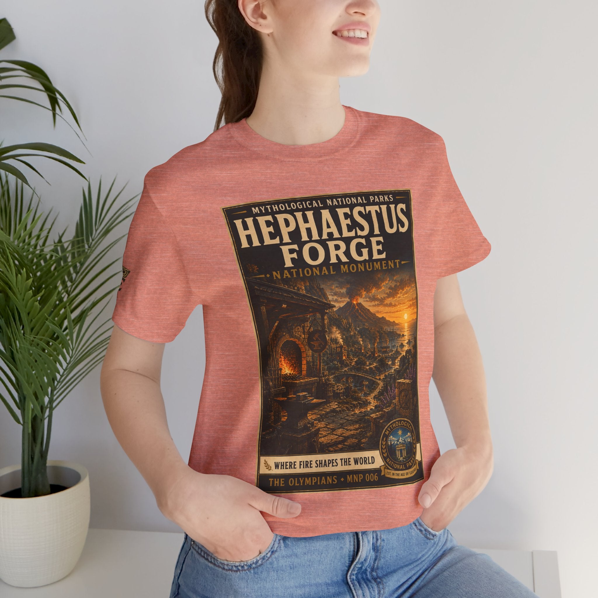 Mythological National Parks Collection I- #006-007 -The Olympians | Vintage nature poster Tee | Mythological National Parks graphic shirt