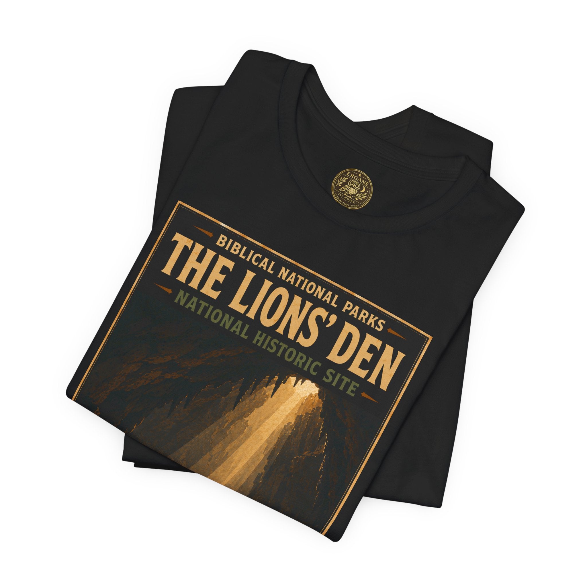 Biblical National Parks Collection V- Prophets & Wonders #027/030 Daniel 6 | Vintage nature poster Tee | Biblical national parks graphic shirt