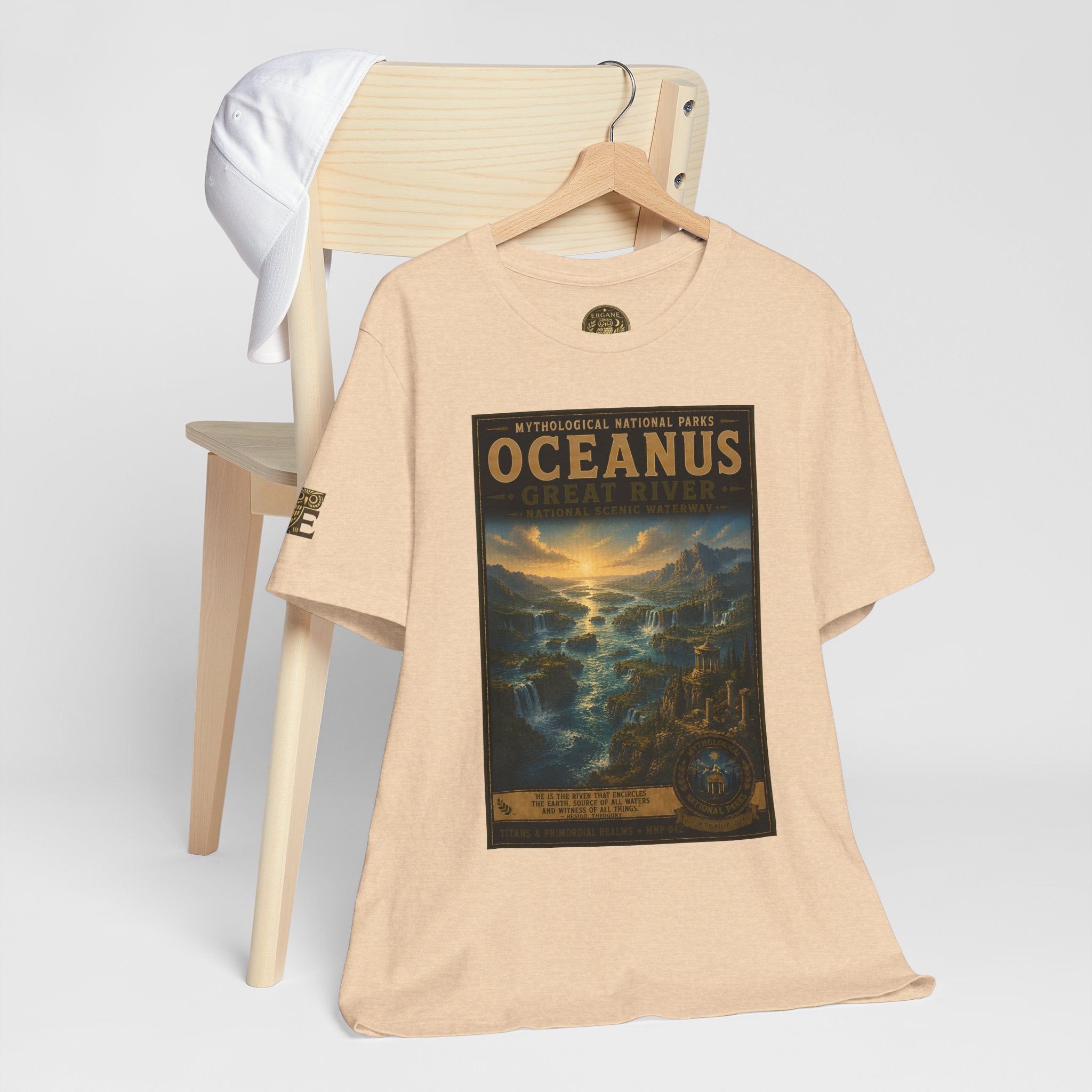 Mythological National Parks COLLECTION V- #042-050 TITANS & PRIMORDIAL REALMS | Vintage nature poster Tee | Mythological National Parks graphic shirt