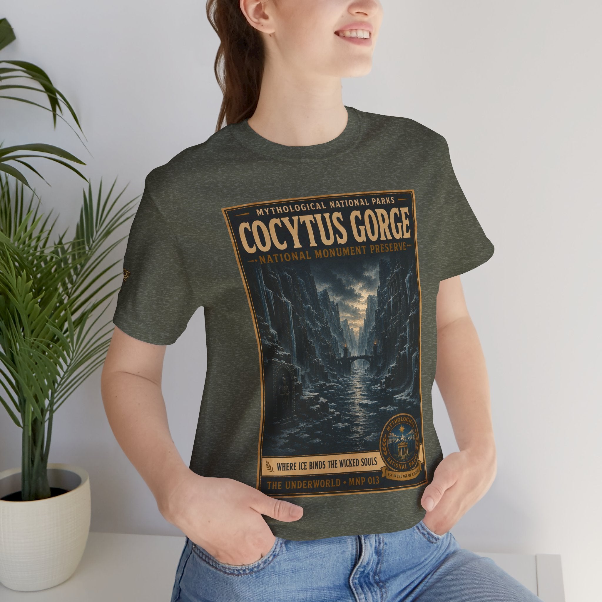 Mythological National Parks Collection II- #013-016 -The Underworld | Vintage nature poster Tee | Mythological National Parks graphic shirt