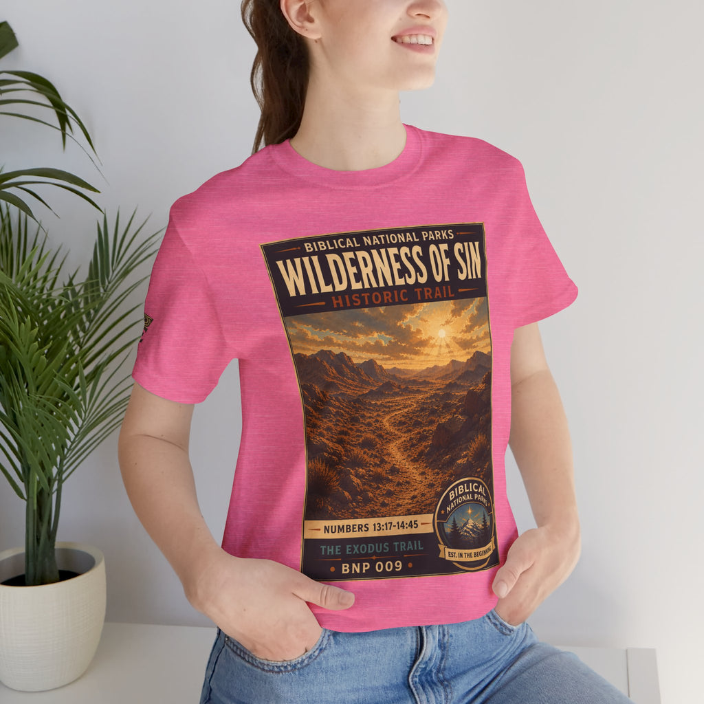 Biblical National Parks Collection II- The Exodus Trail #009/013 Exodus 13: 17 - 14:45 | Vintage nature poster Tee | Biblical national parks graphic shirt