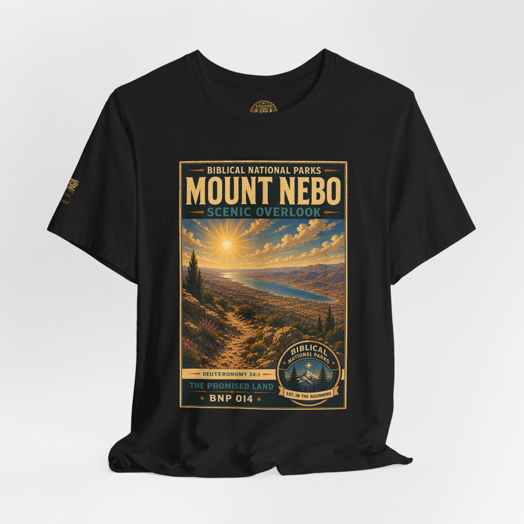 Biblical National Parks Collection III- The Promised Land #014/018 Deuteronomy 34:1 | Vintage nature poster Tee | Biblical national parks graphic shirt