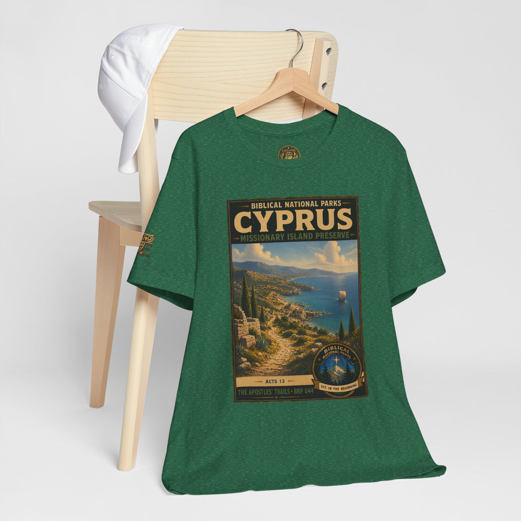 Biblical National Parks Collection VIII- The Apostles' Trails #044/049 | Acts 13 | Vintage nature poster Tee | Biblical national parks graphic shirt