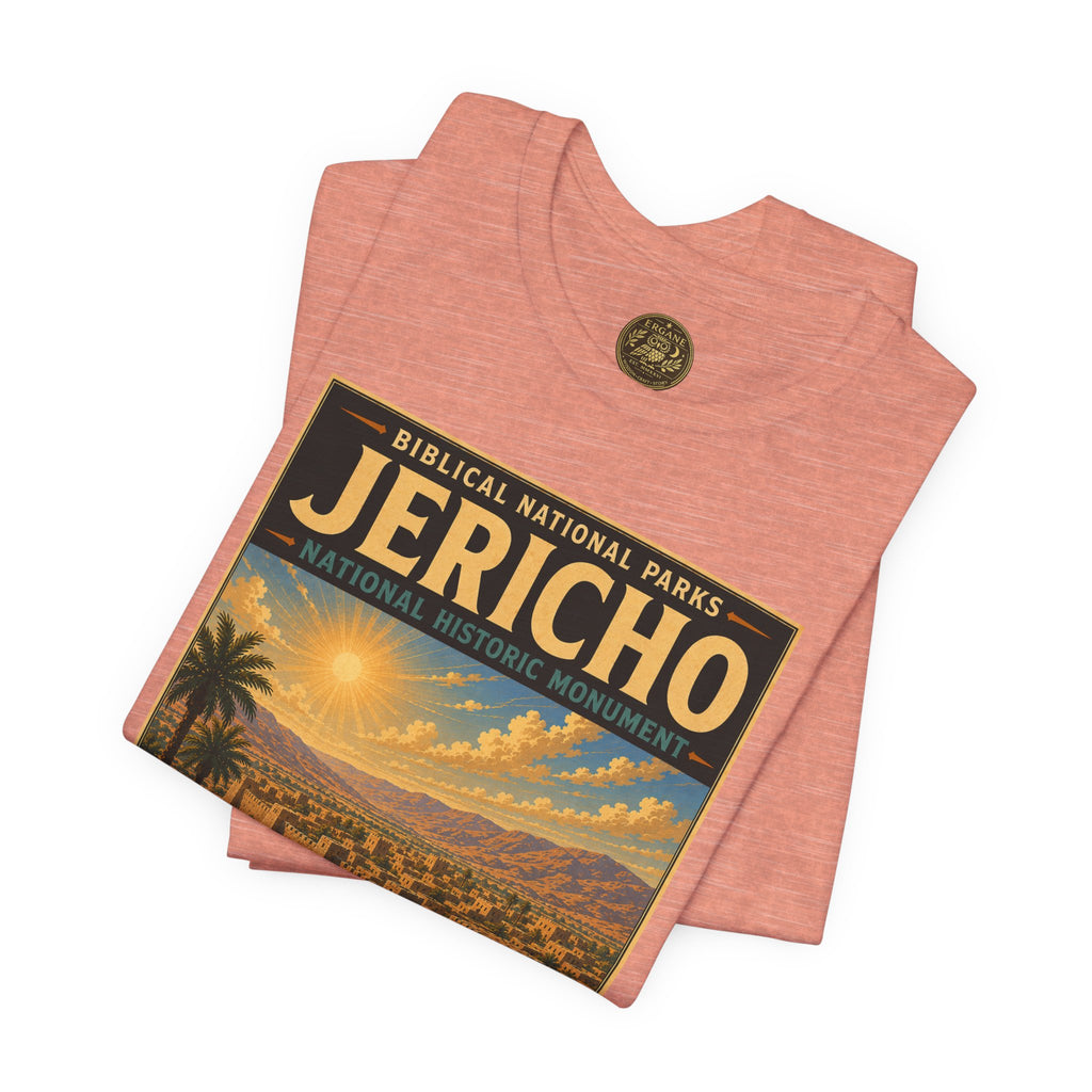 Biblical National Parks Collection III- The Promised Land #016/018 Joshua 6 | Vintage nature poster Tee | Biblical national parks graphic shirt