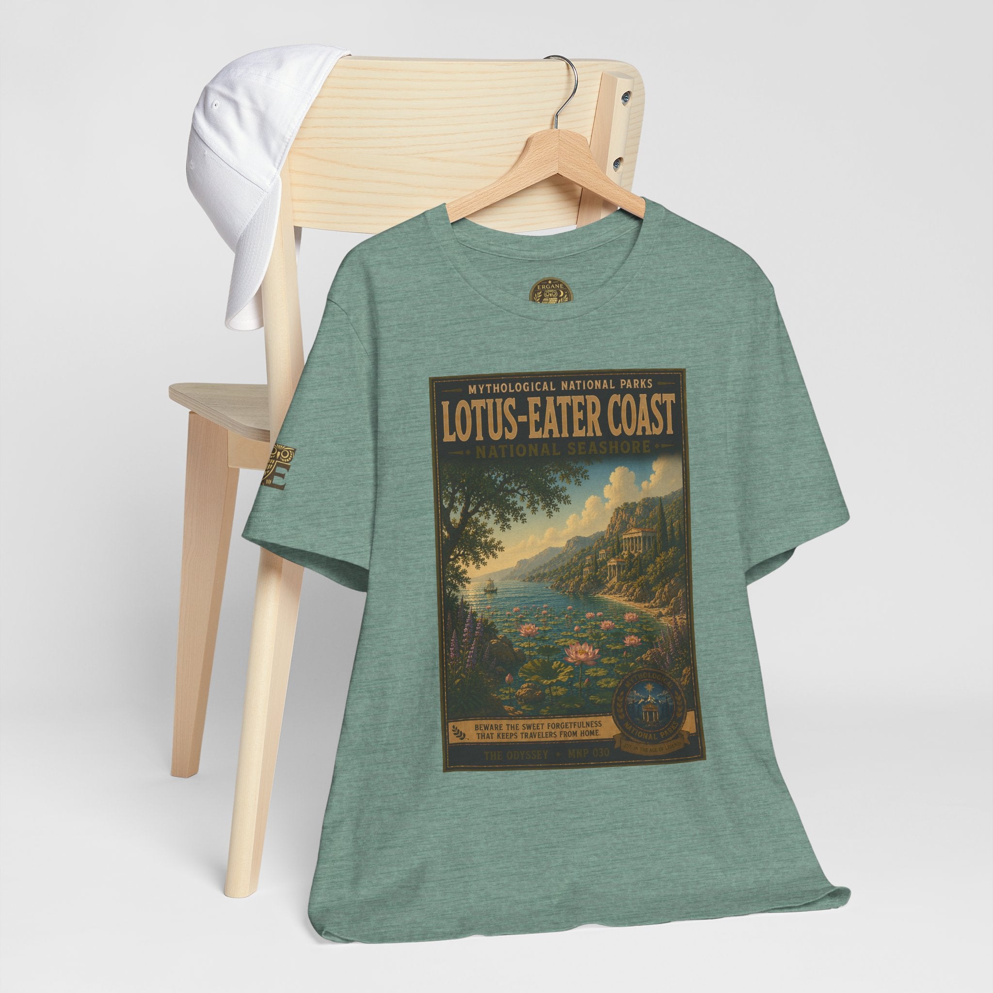 Mythological National Parks Collection IV- #030-038 - THE ODYSSEY | Vintage nature poster Tee | Mythological National Parks graphic shirt