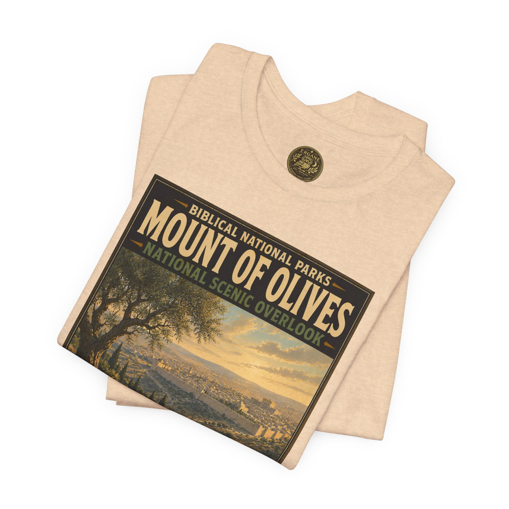 Biblical National Parks Collection VII- The Holy Week #036/041 | Matthew 21 - Luke 19 | Vintage nature poster Tee | Biblical national parks graphic shirt
