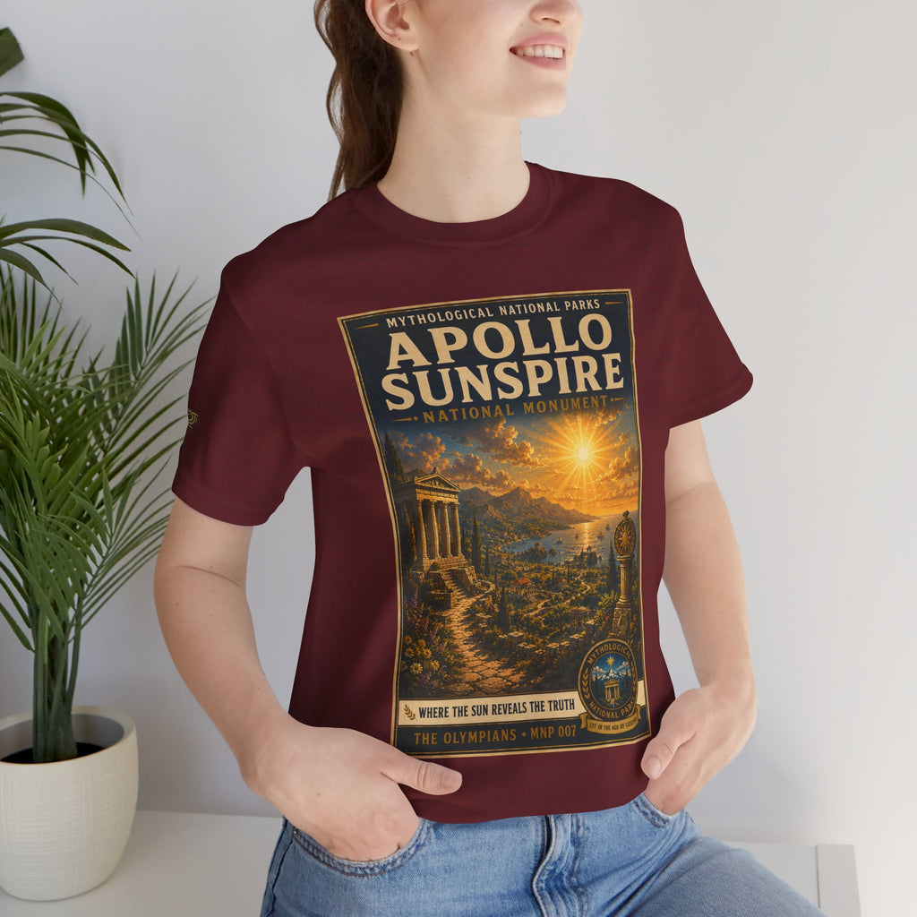 Mythological National Parks Collection I- #007-007 -The Olympians | Vintage nature poster Tee | Mythological National Parks graphic shirt