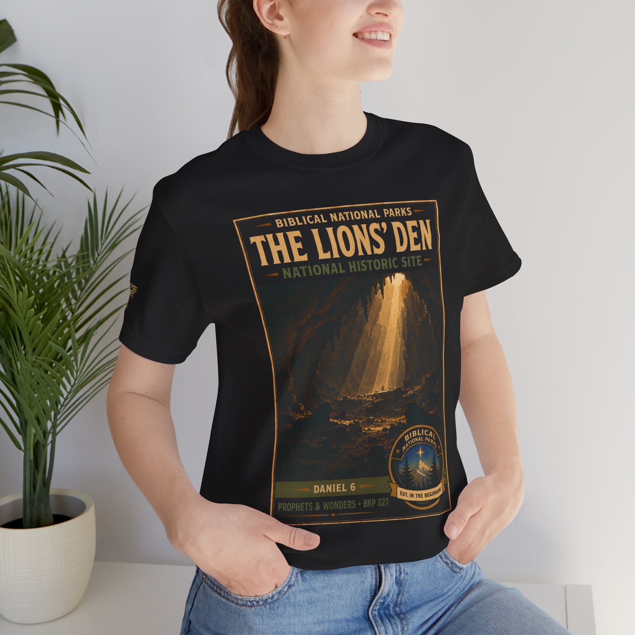 Biblical National Parks Collection V- Prophets & Wonders #027/030 Daniel 6 | Vintage nature poster Tee | Biblical national parks graphic shirt