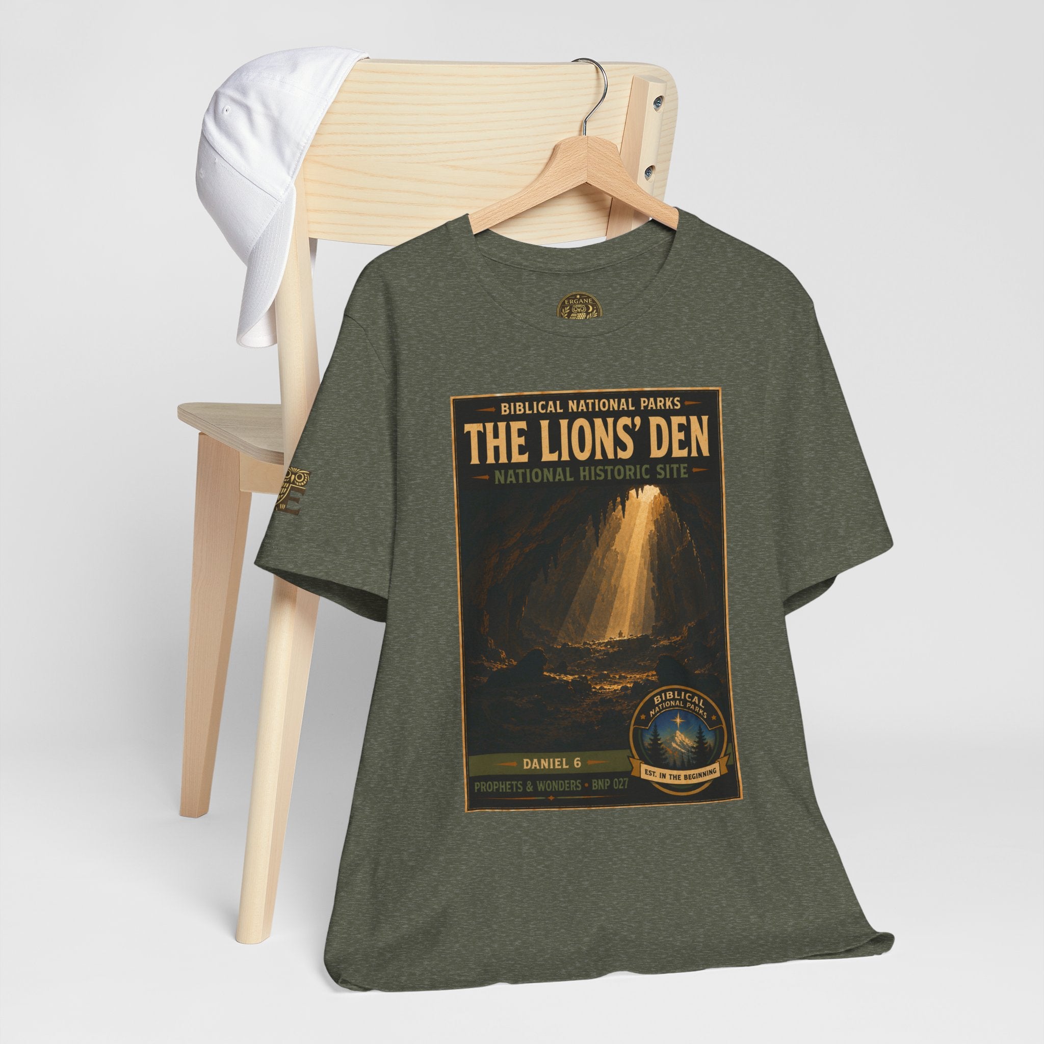 Biblical National Parks Collection V- Prophets & Wonders #027/030 Daniel 6 | Vintage nature poster Tee | Biblical national parks graphic shirt
