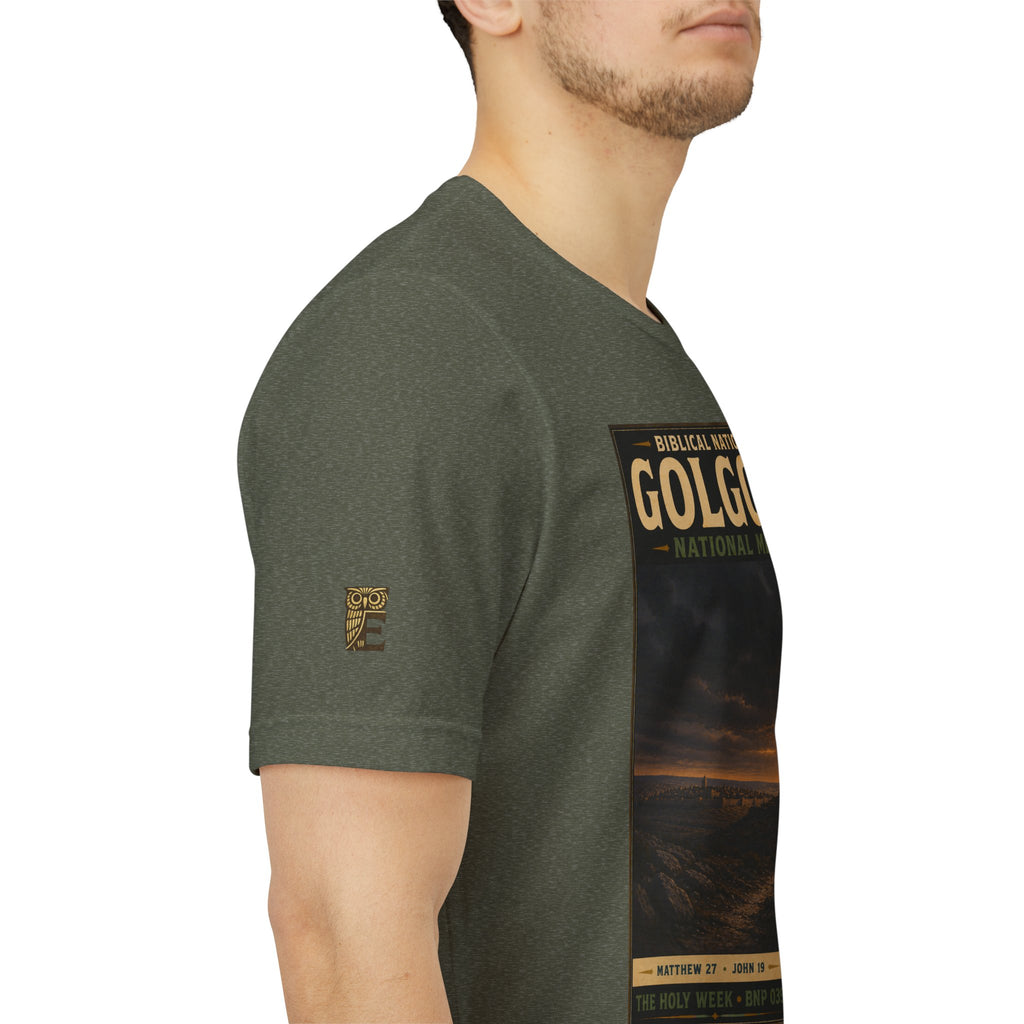 Biblical National Parks Collection VII- The Holy Week #039/041 | Matthew 27 - John 19 | Vintage nature poster Tee | Biblical national parks graphic shirt