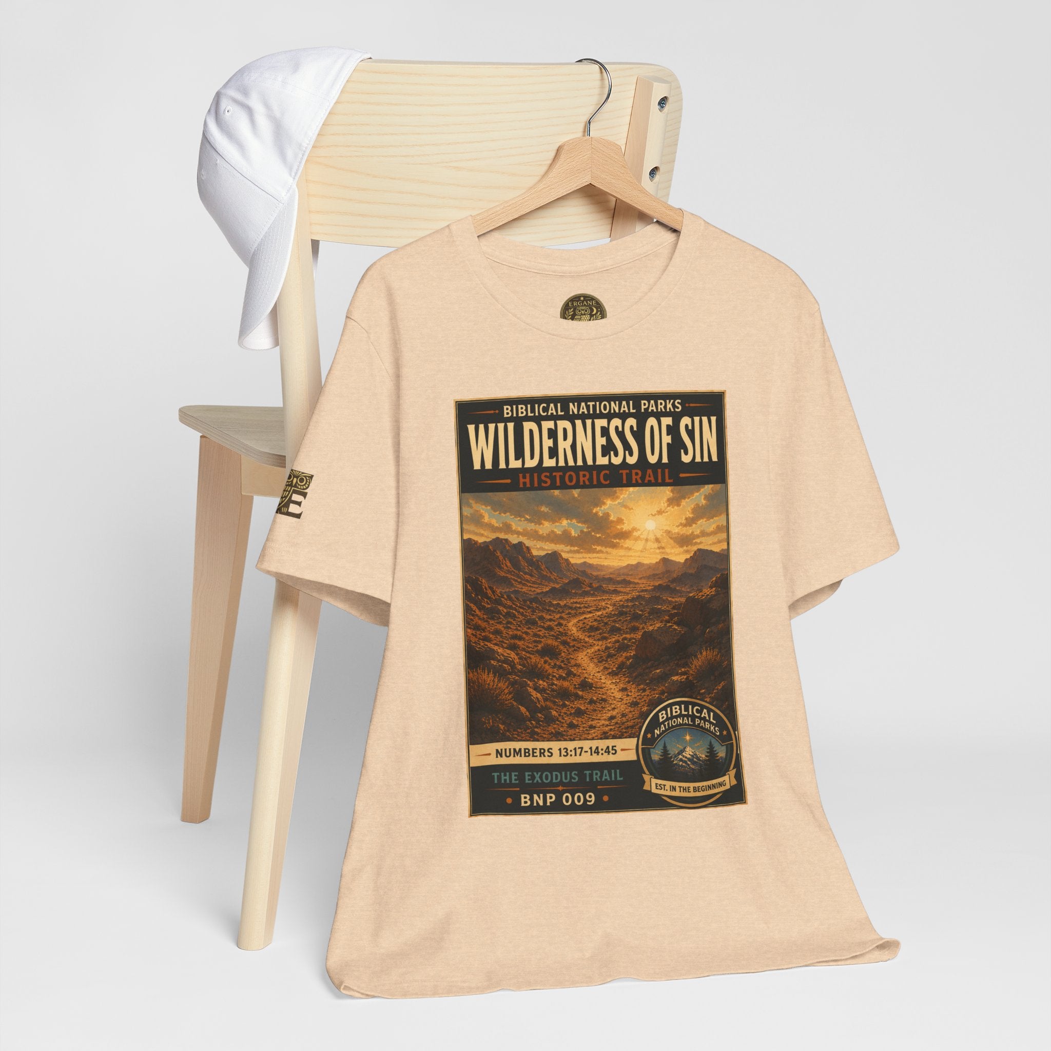 Biblical National Parks Collection II- The Exodus Trail #009/013 Exodus 13: 17 - 14:45 | Vintage nature poster Tee | Biblical national parks graphic shirt
