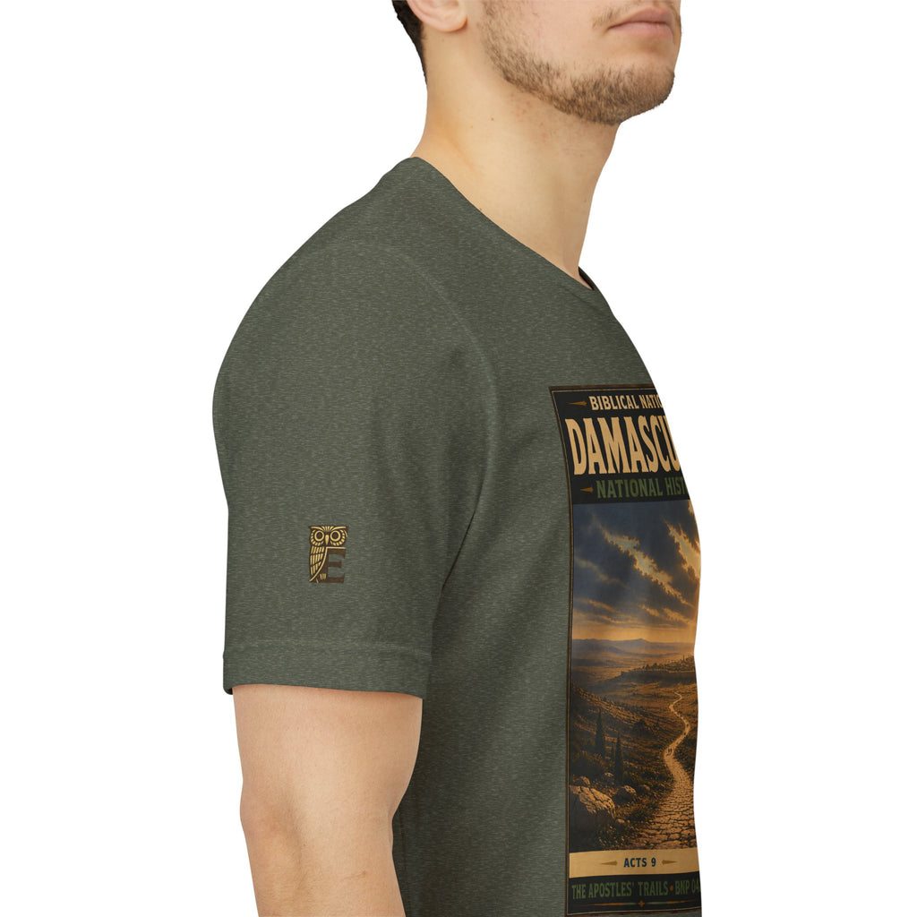 Biblical National Parks Collection VIII- The Apostles' Trails #042/049 | Acts 9 | Vintage nature poster Tee | Biblical national parks graphic shirt