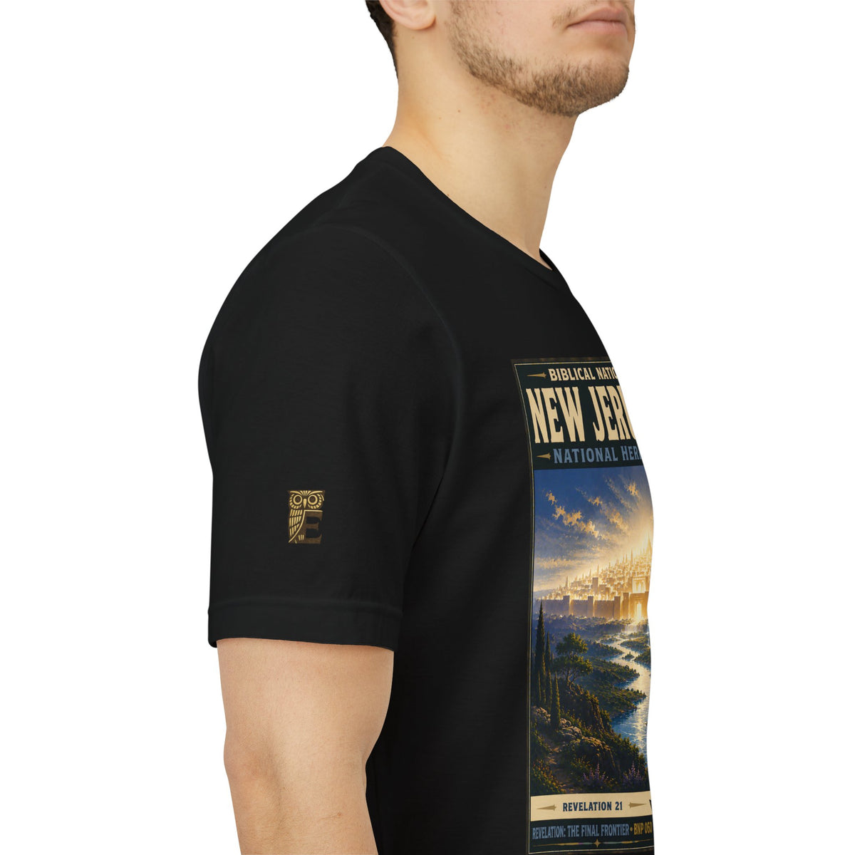 Biblical National Parks Collection X- #060/061 - Revelation: The Final Frontier | Revelation 21 | Vintage nature poster Tee | Biblical national parks graphic shirt 2