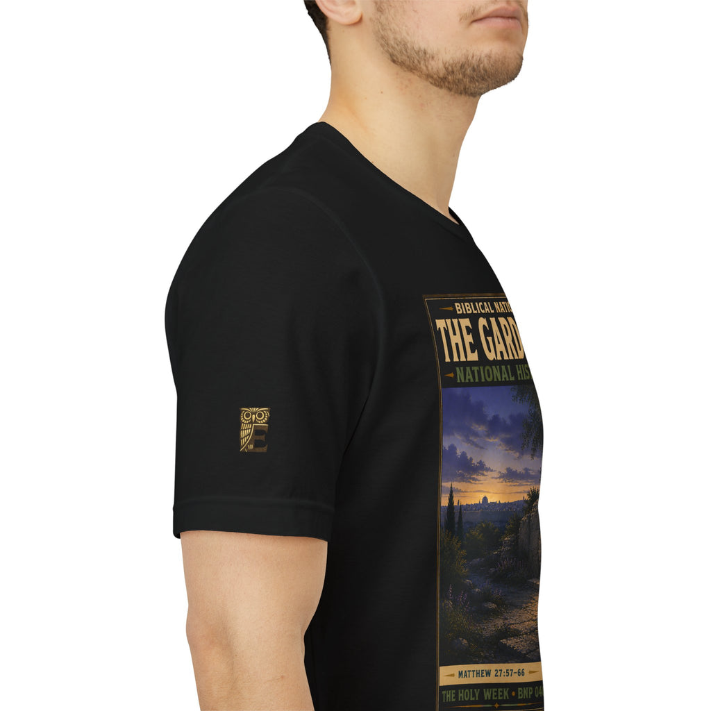 Biblical National Parks Collection VII- The Holy Week #040/041 | Matthew 27: 55-66 | Vintage nature poster Tee | Biblical national parks graphic shirt