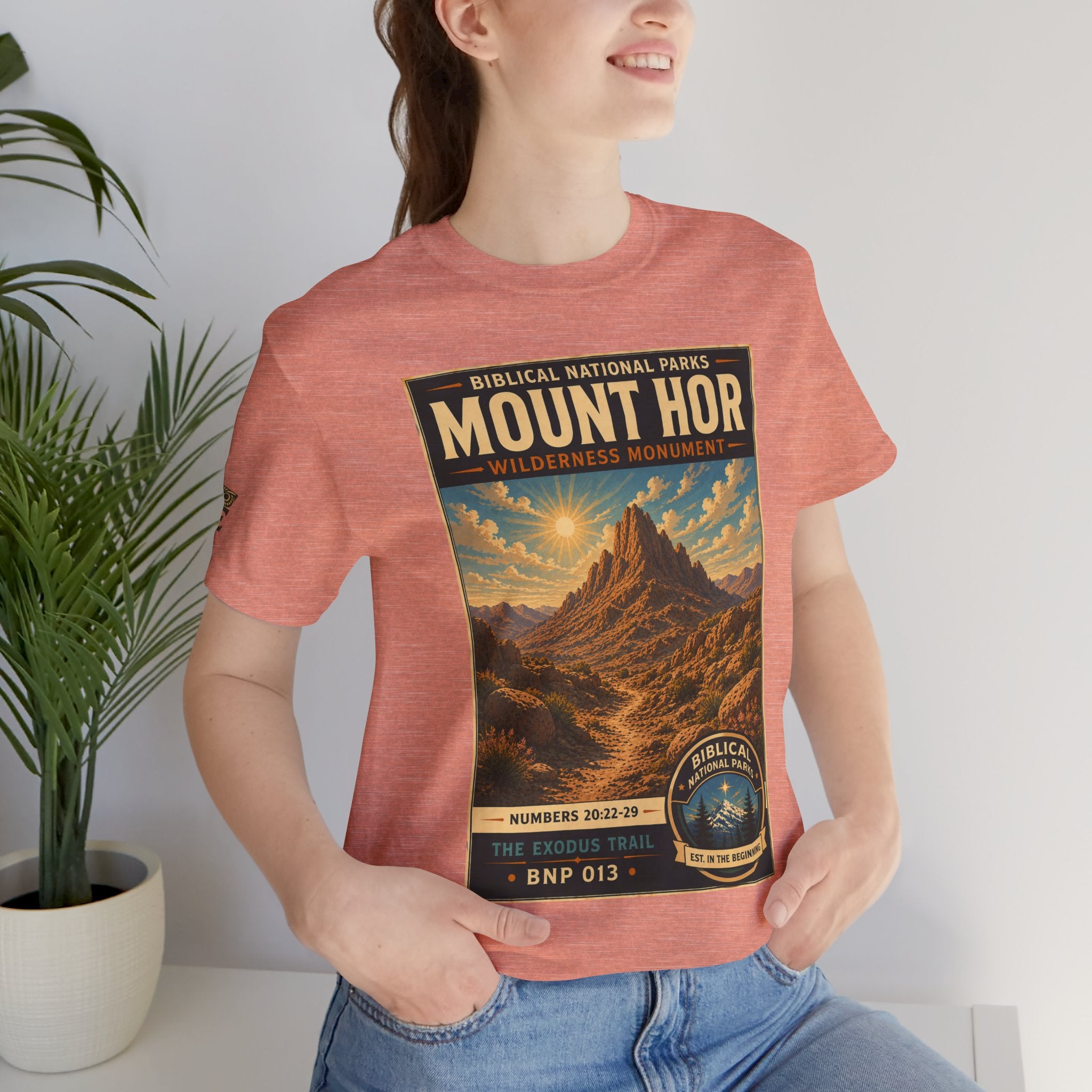Biblical National Parks Collection II- The Exodus Trail #013/013 Exodus 20: 22-29 | Vintage nature poster Tee | Biblical national parks graphic shirt