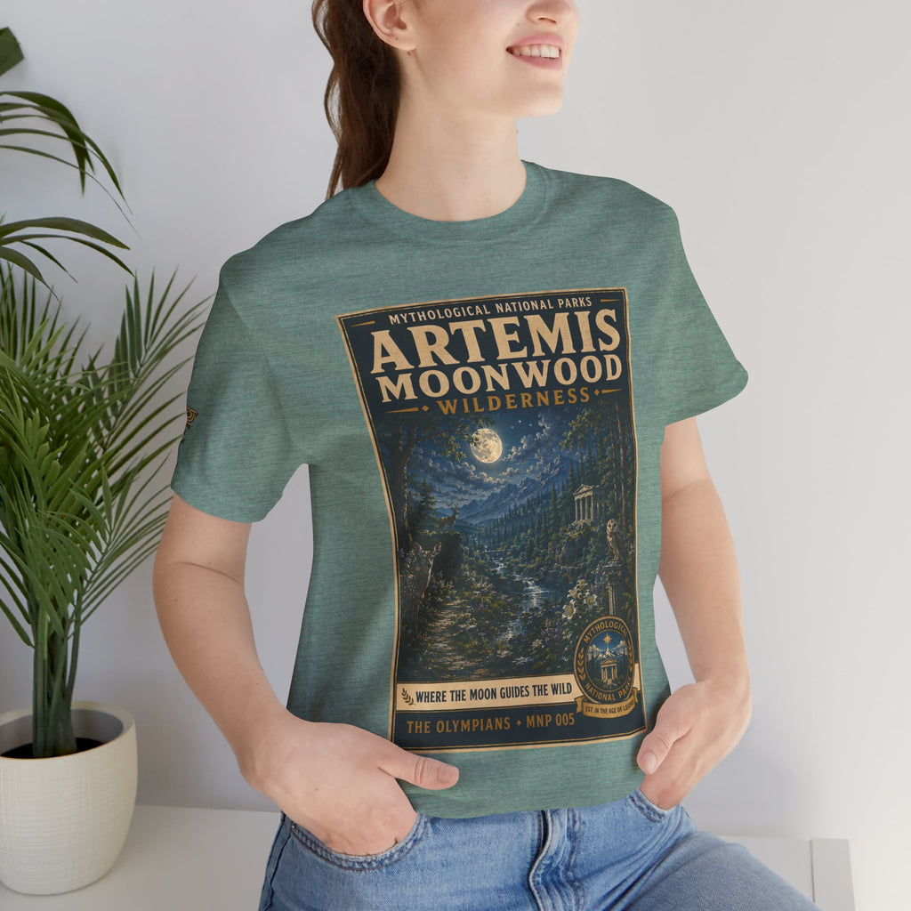 Mythological National Parks Collection I- #005-007 -The Olympians | Vintage nature poster Tee | Mythological National Parks graphic shirt