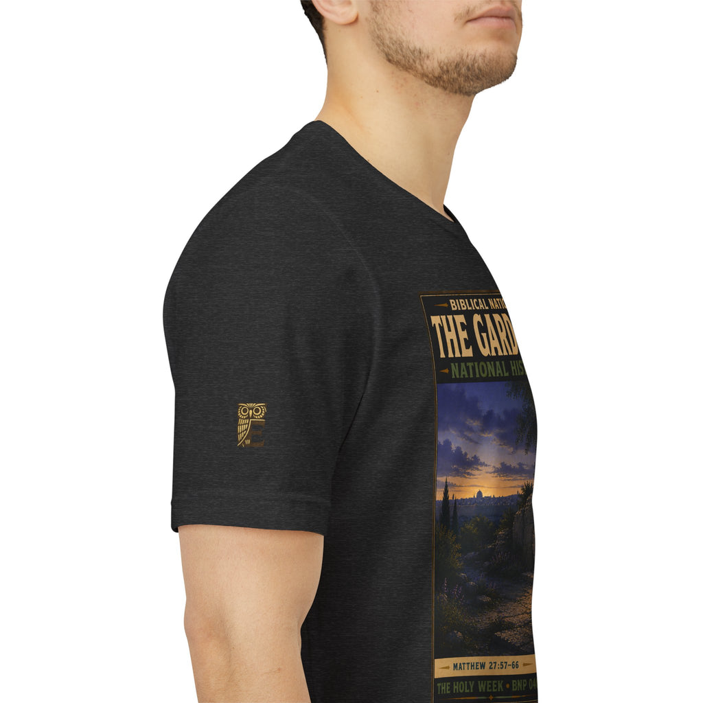 Biblical National Parks Collection VII- The Holy Week #040/041 | Matthew 27: 55-66 | Vintage nature poster Tee | Biblical national parks graphic shirt