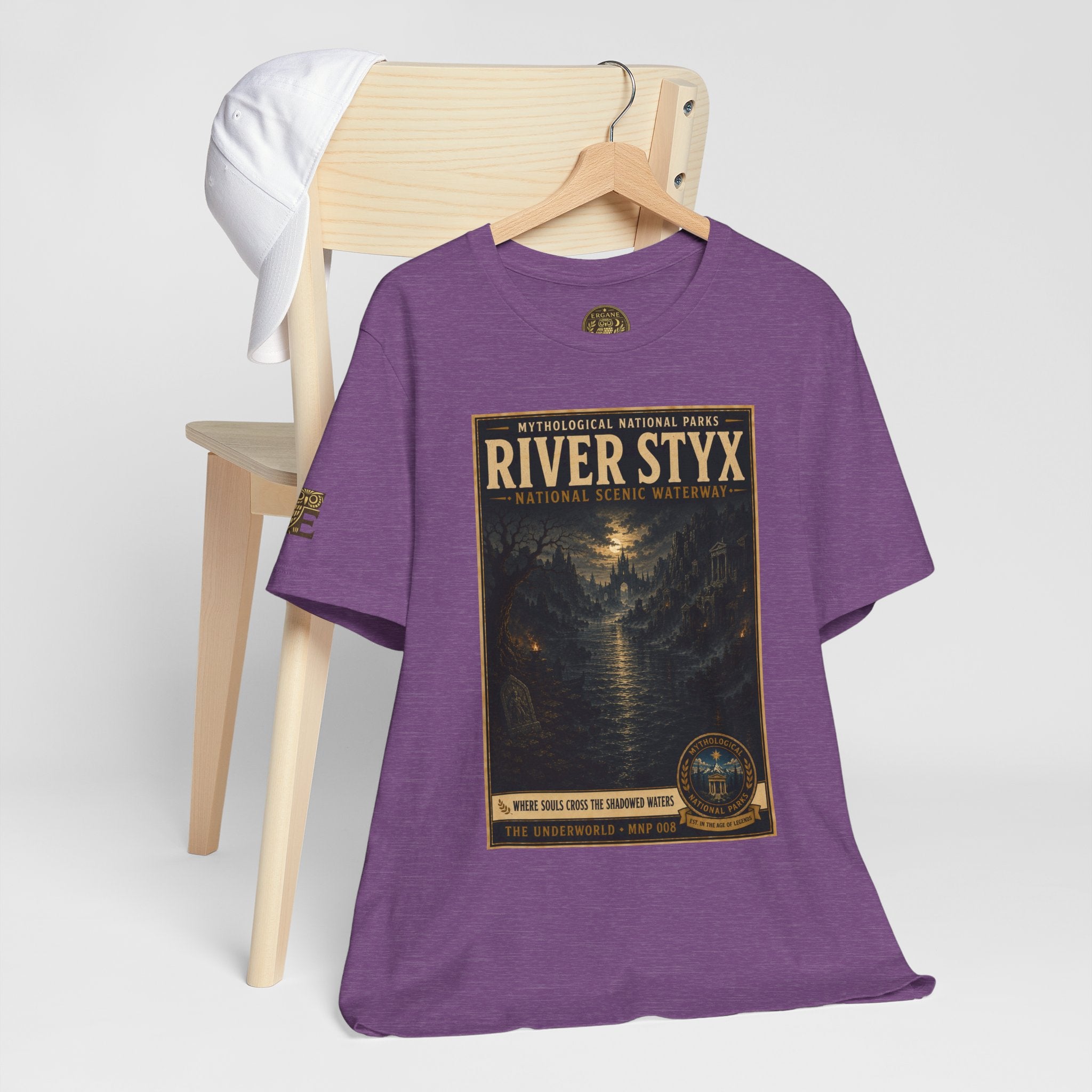Mythological National Parks Collection II- #008-016 -The Underworld | Vintage nature poster Tee | Mythological National Parks graphic shirt