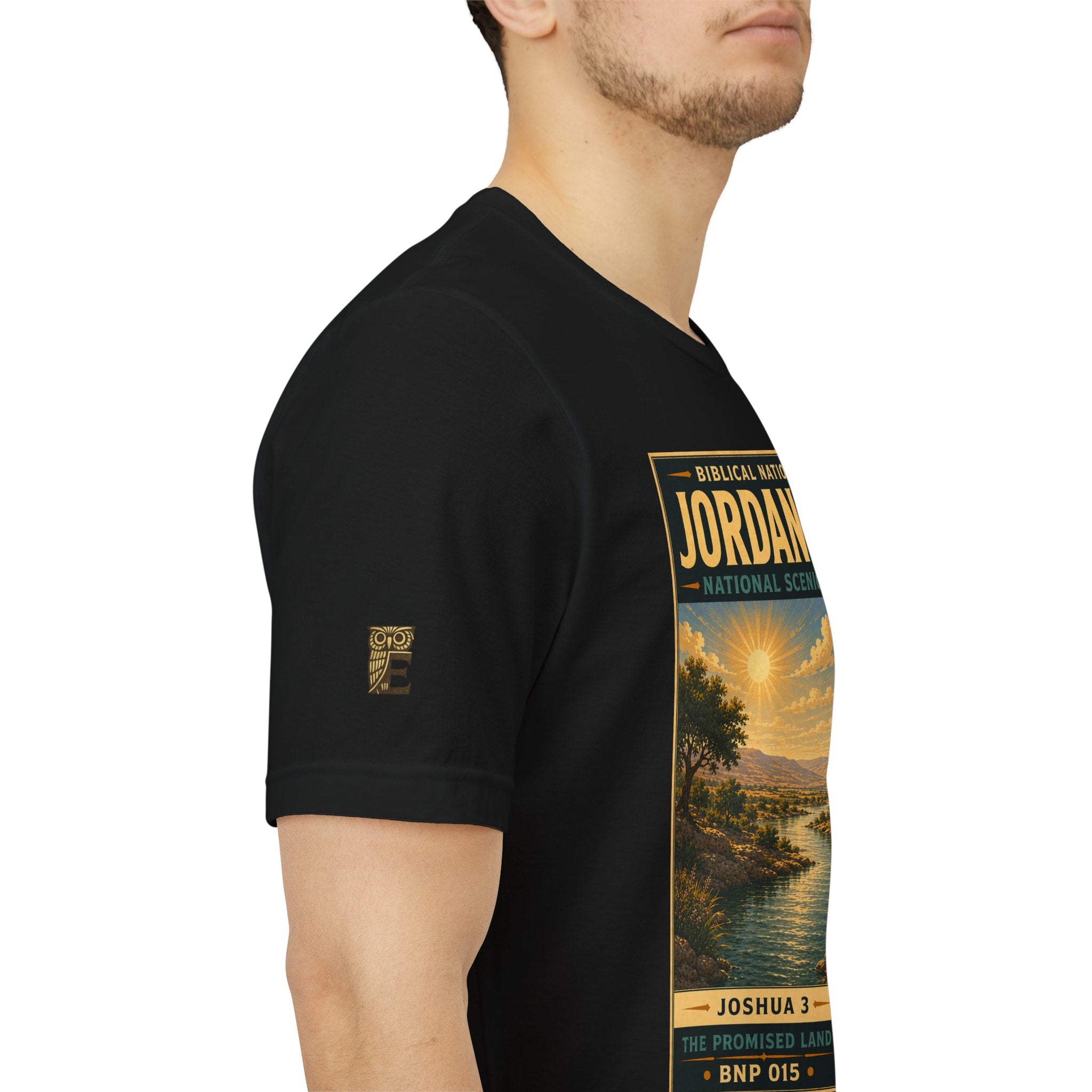 Biblical National Parks Collection III- The Promised Land #015/018 Joshua 3 | Vintage nature poster Tee | Biblical national parks graphic shirt