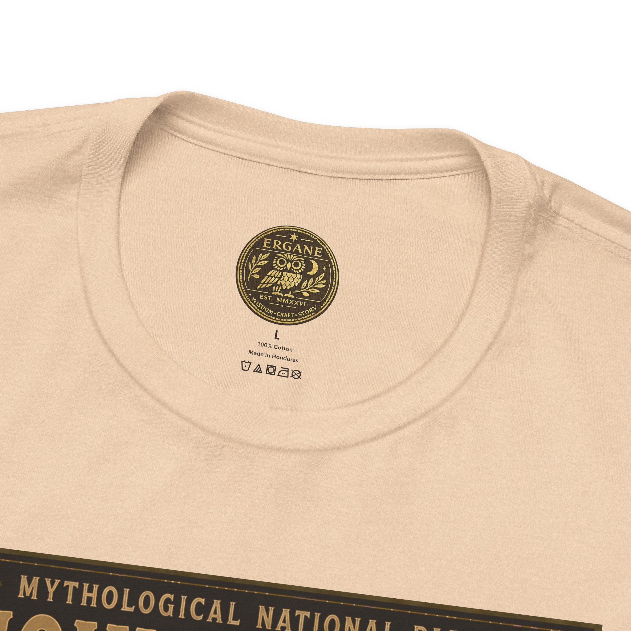 Mythological National Parks Collection III- #027-028 - Heros & Monsters | Vintage nature poster Tee | Mythological National Parks graphic shirt