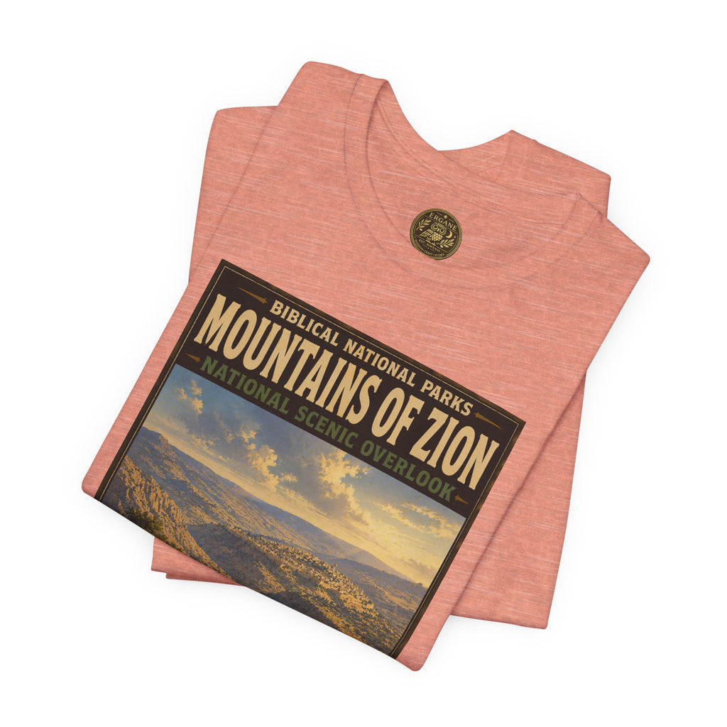 Biblical National Parks Collection IX- #053/054 -Psalms & Sacred Landscapes | Psalm 125 | Vintage nature poster Tee | Biblical national parks graphic shirt