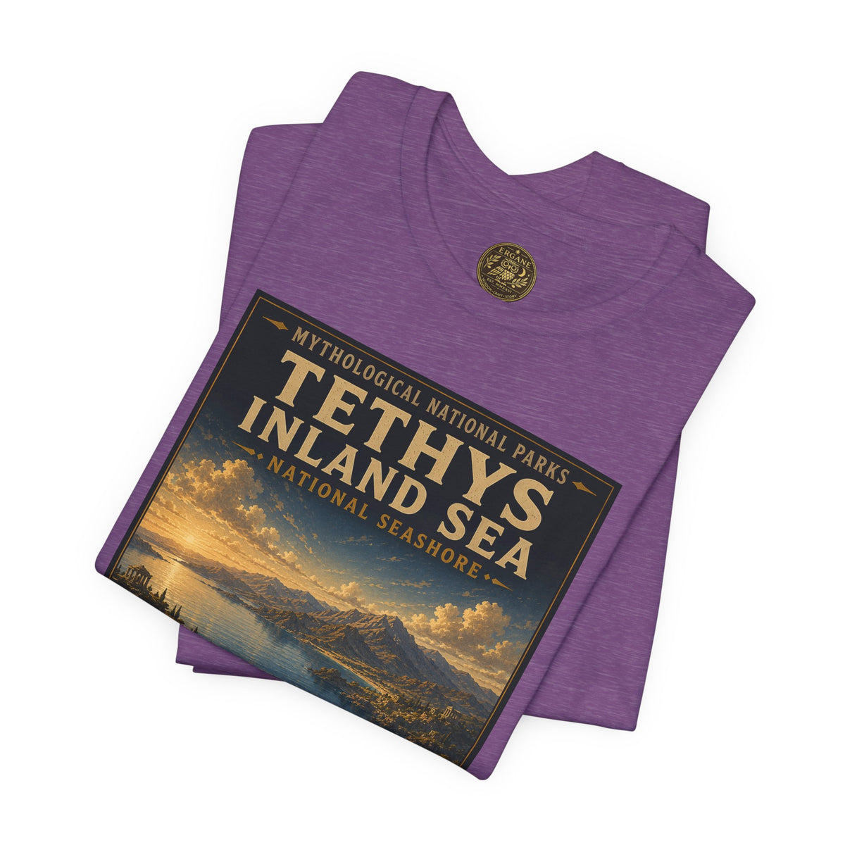 Mythological National Parks COLLECTION V- #043-050 TITANS & PRIMORDIAL REALMS | Vintage nature poster Tee | Mythological National Parks graphic shirt