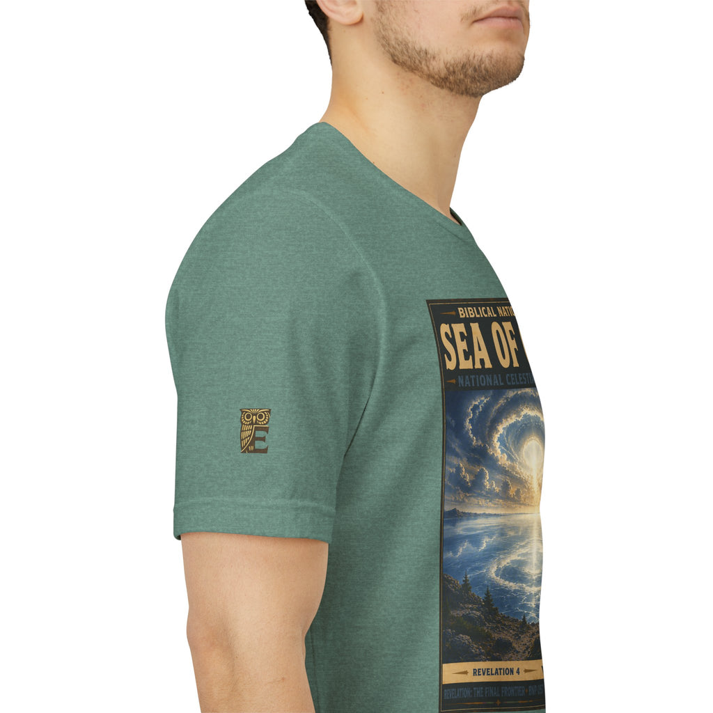 Biblical National Parks Collection X- #057/061 - Revelation: The Final Frontier | Revelation 4 | Vintage nature poster Tee | Biblical national parks graphic shirt