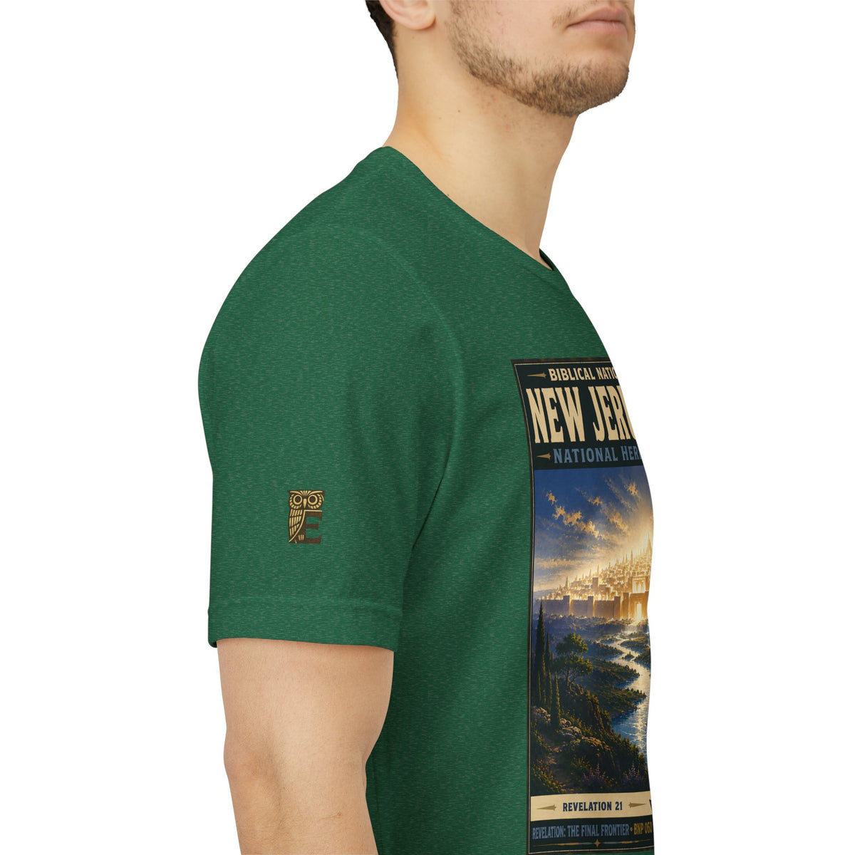 Biblical National Parks Collection X- #060/061 - Revelation: The Final Frontier | Revelation 21 | Vintage nature poster Tee | Biblical national parks graphic shirt 2