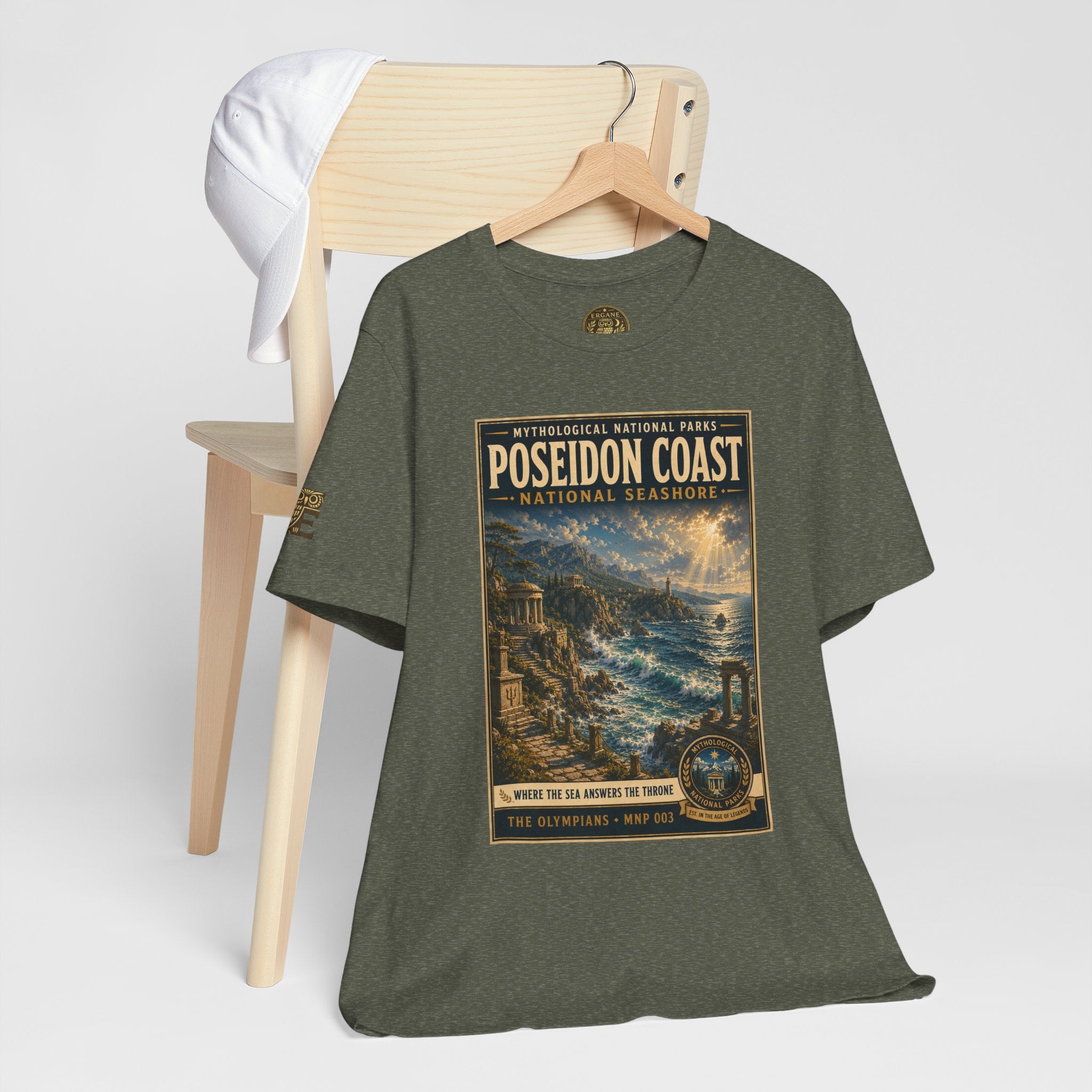Mythological National Parks Collection I- #003-007 - The Olympians | Vintage nature poster Tee | Mythological National Parks graphic shirt