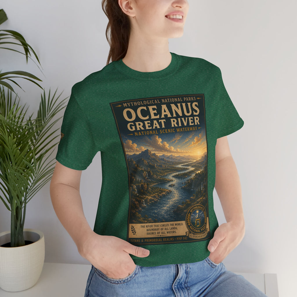 Mythological National Parks COLLECTION V- #042-050 TITANS & PRIMORDIAL REALMS | Vintage nature poster Tee | Mythological National Parks graphic shirt