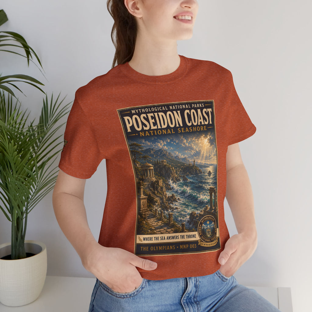 Mythological National Parks Collection I- #003-007 - The Olympians | Vintage nature poster Tee | Mythological National Parks graphic shirt