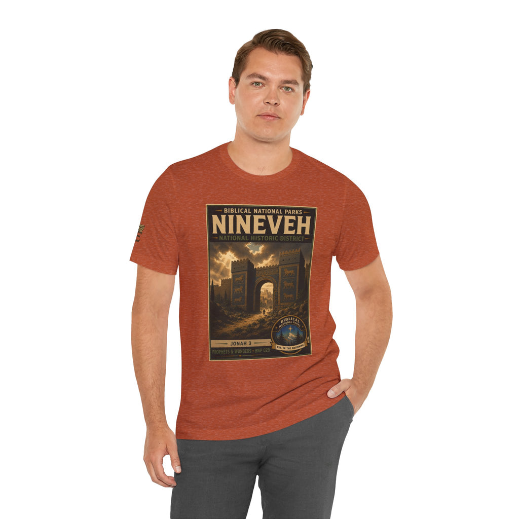 Biblical National Parks Collection V- Prophets & Wonders #029/030 Jonah 3 | Vintage nature poster Tee | Biblical national parks graphic shirt