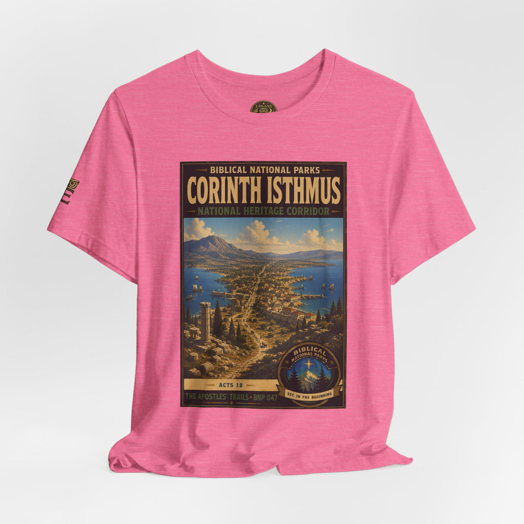Biblical National Parks Collection VIII- The Apostles' Trails #047/049 | Acts 18 | Vintage nature poster Tee | Biblical national parks graphic shirt
