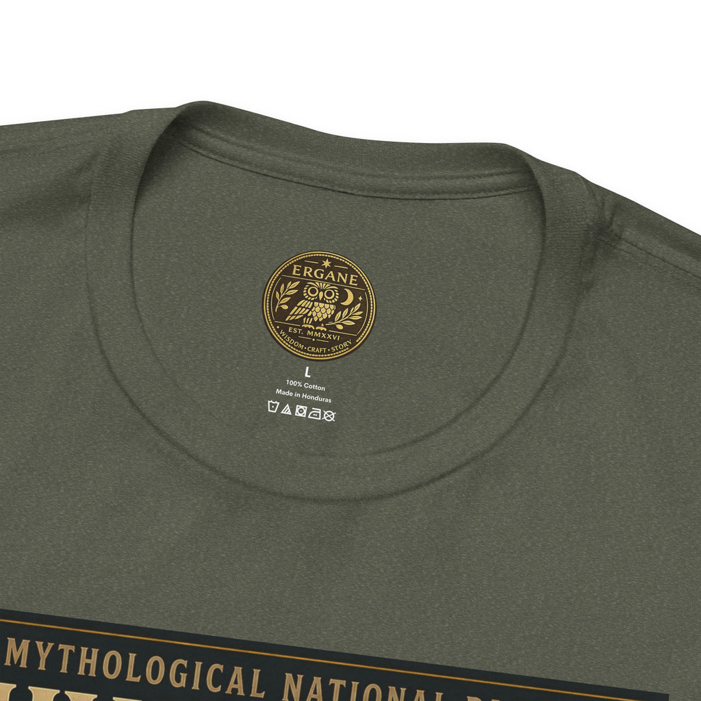 Mythological National Parks COLLECTION V- #041-050 TITANS & PRIMORDIAL REALMS | Vintage nature poster Tee | Mythological National Parks graphic shirt