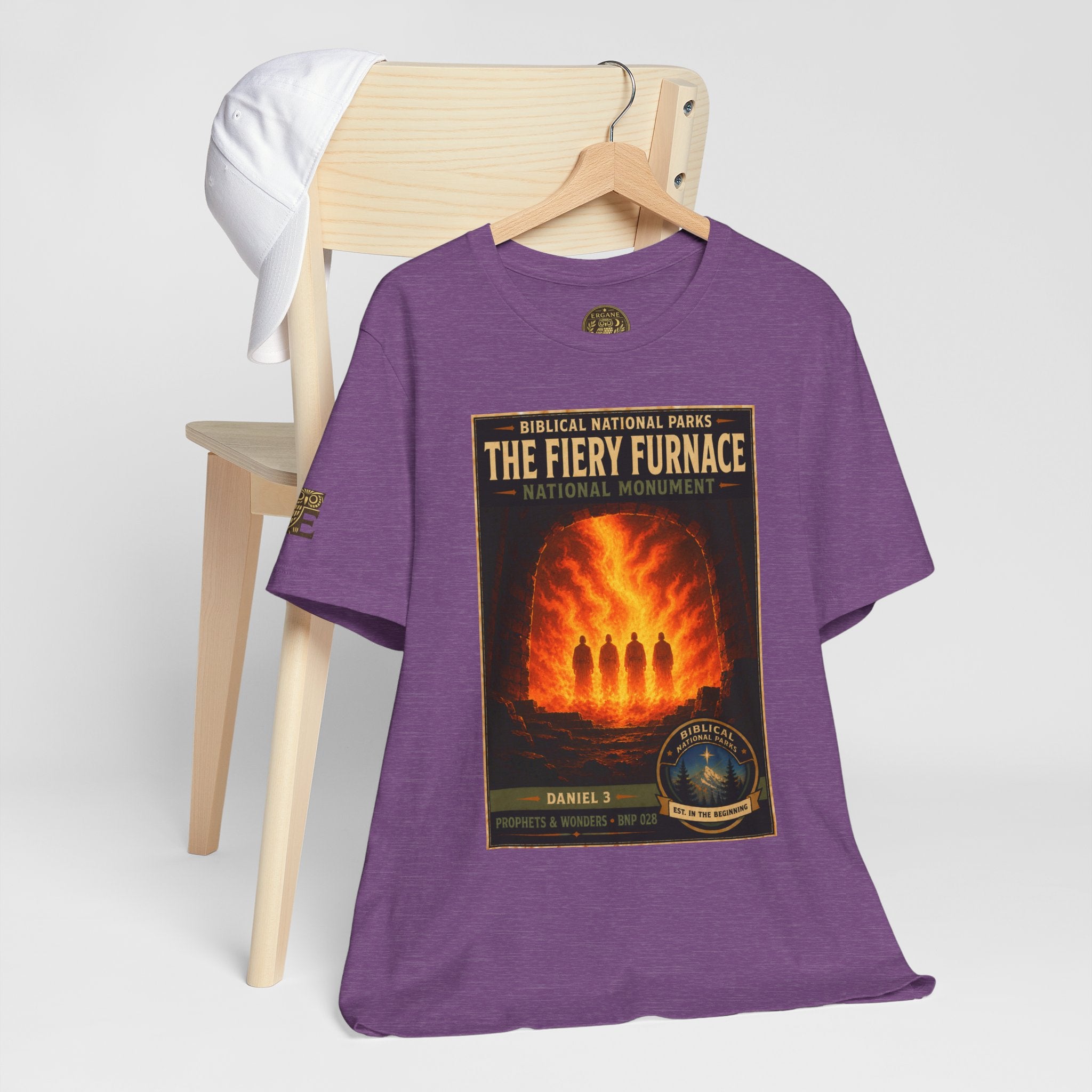 Biblical National Parks Collection V- Prophets & Wonders #028/030 Daniel 3 | Vintage nature poster Tee | Biblical national parks graphic shirt