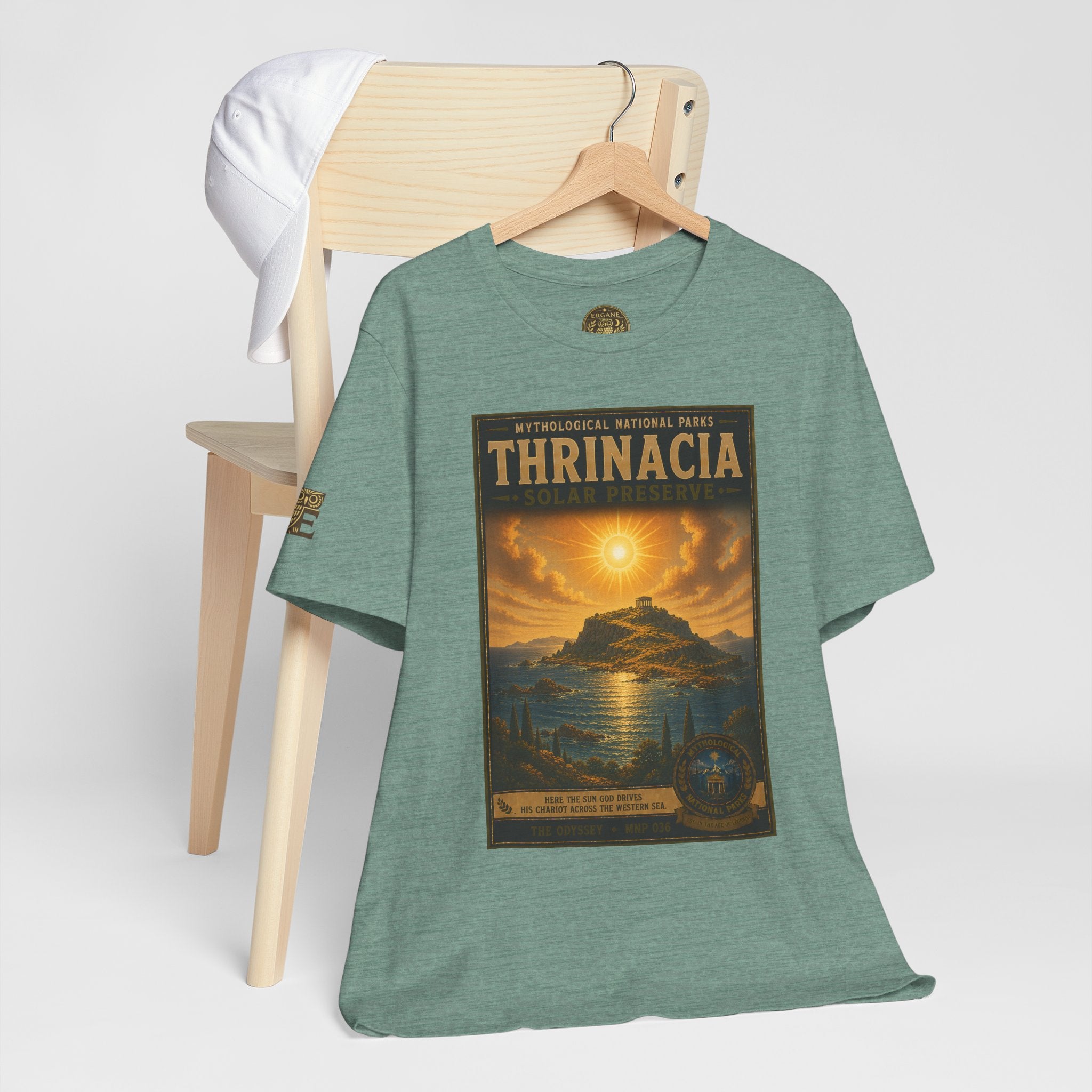 Mythological National Parks Collection IV- #036-038 - THE ODYSSEY | Vintage nature poster Tee | Mythological National Parks graphic shirt