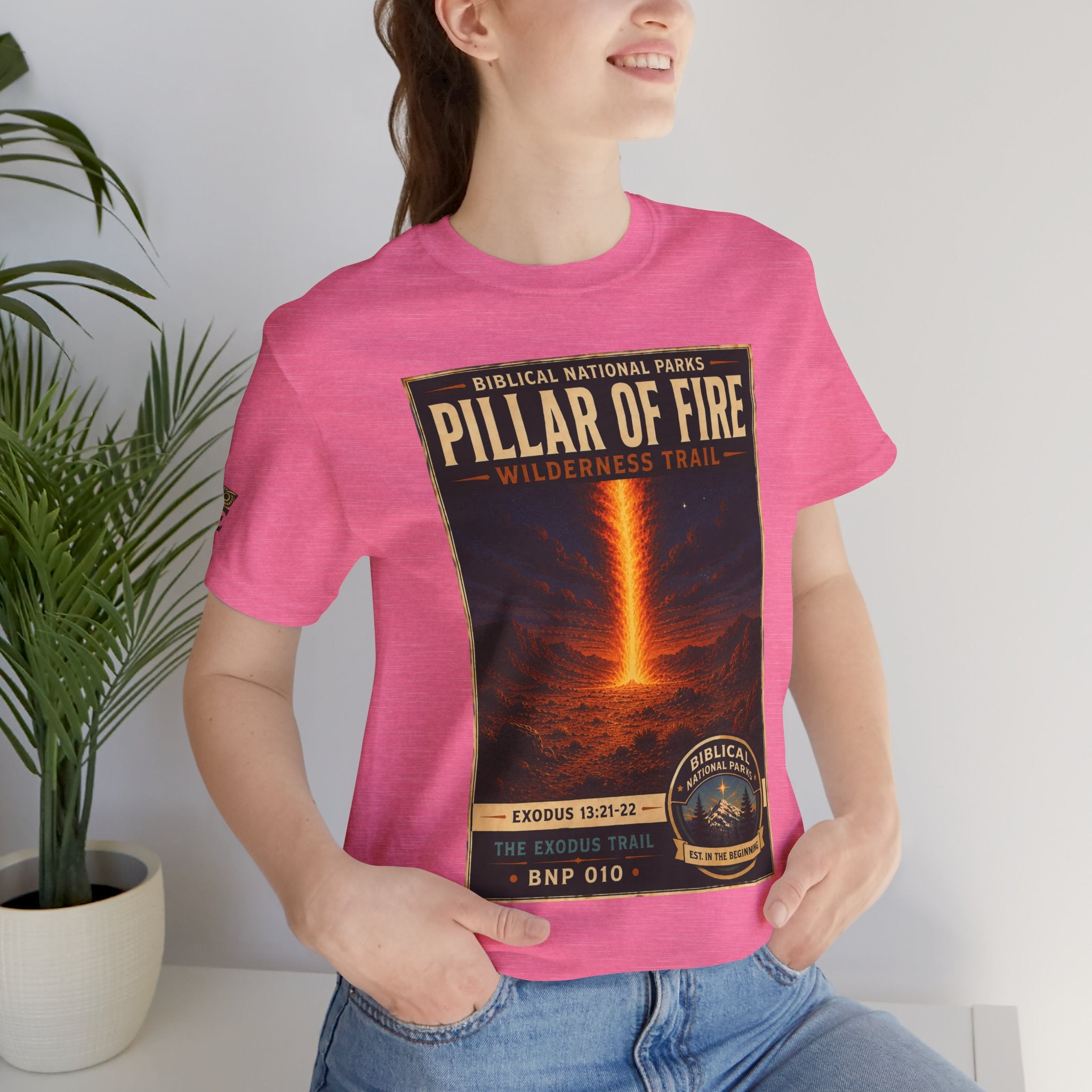 Biblical National Parks Collection II- The Exodus Trail #010/013 Exodus 13: 21-22 | Vintage nature poster Tee | Biblical national parks graphic shirt