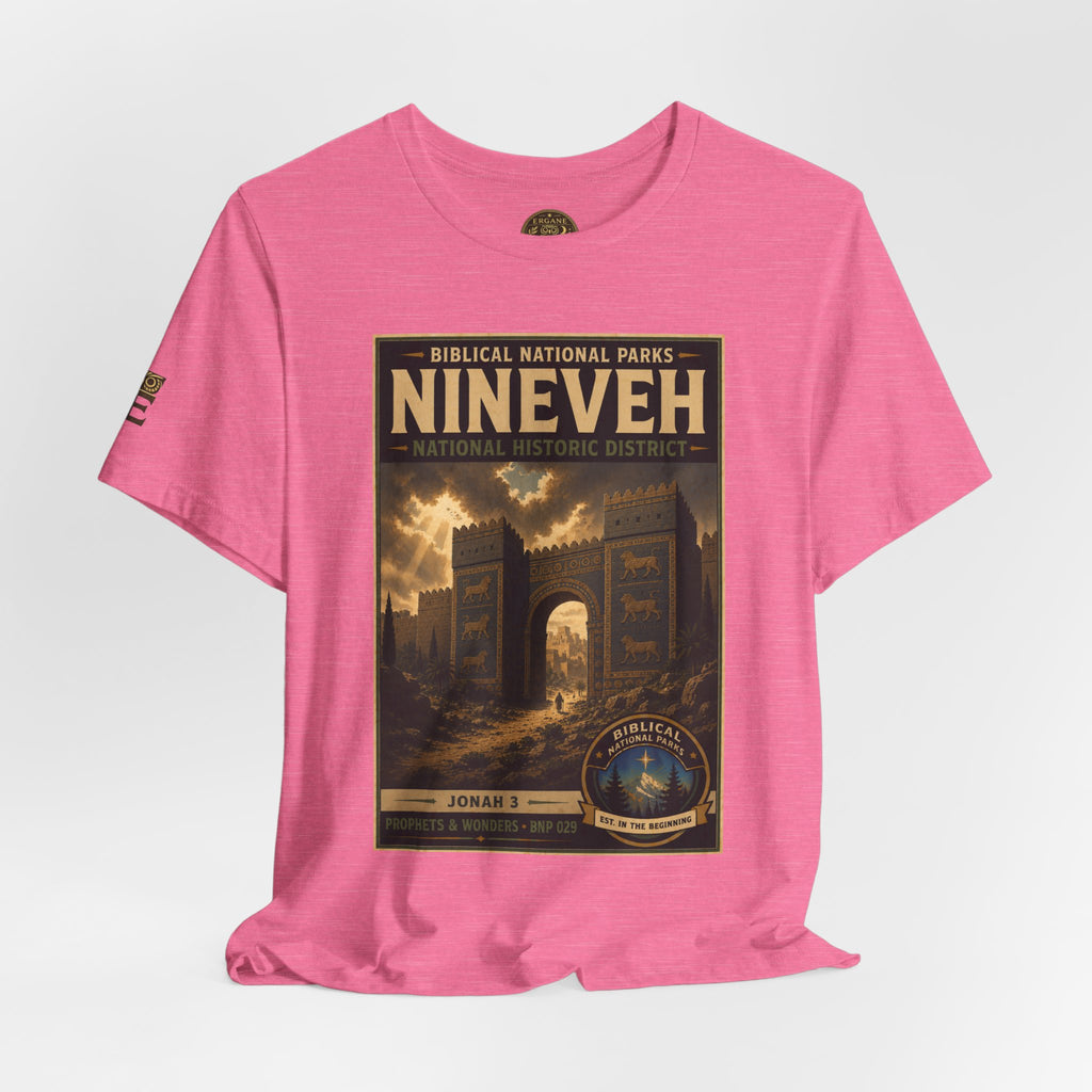 Biblical National Parks Collection V- Prophets & Wonders #029/030 Jonah 3 | Vintage nature poster Tee | Biblical national parks graphic shirt