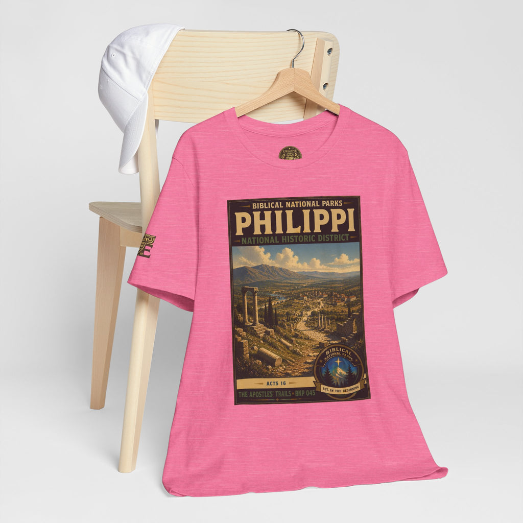Biblical National Parks Collection VIII- The Apostles' Trails #045/049 | Acts 16 | Vintage nature poster Tee | Biblical national parks graphic shirt