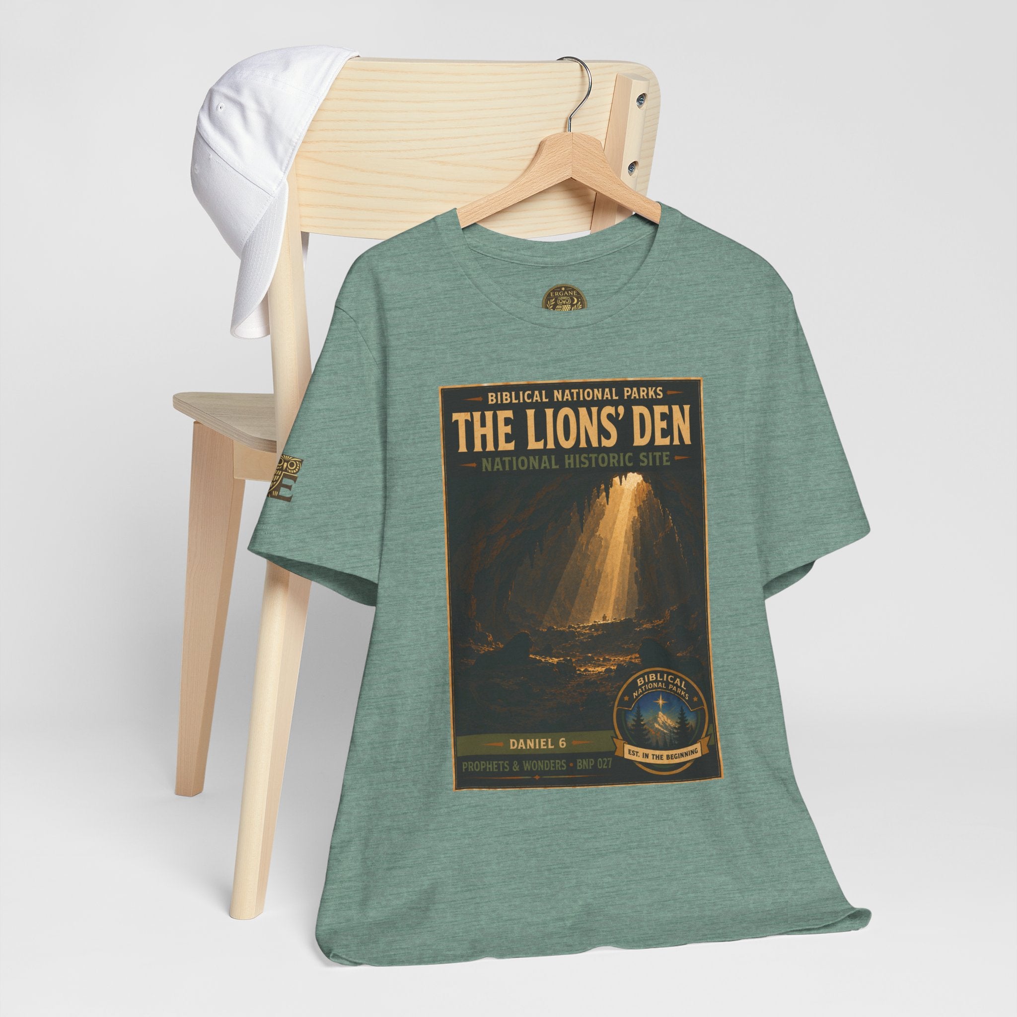 Biblical National Parks Collection V- Prophets & Wonders #027/030 Daniel 6 | Vintage nature poster Tee | Biblical national parks graphic shirt