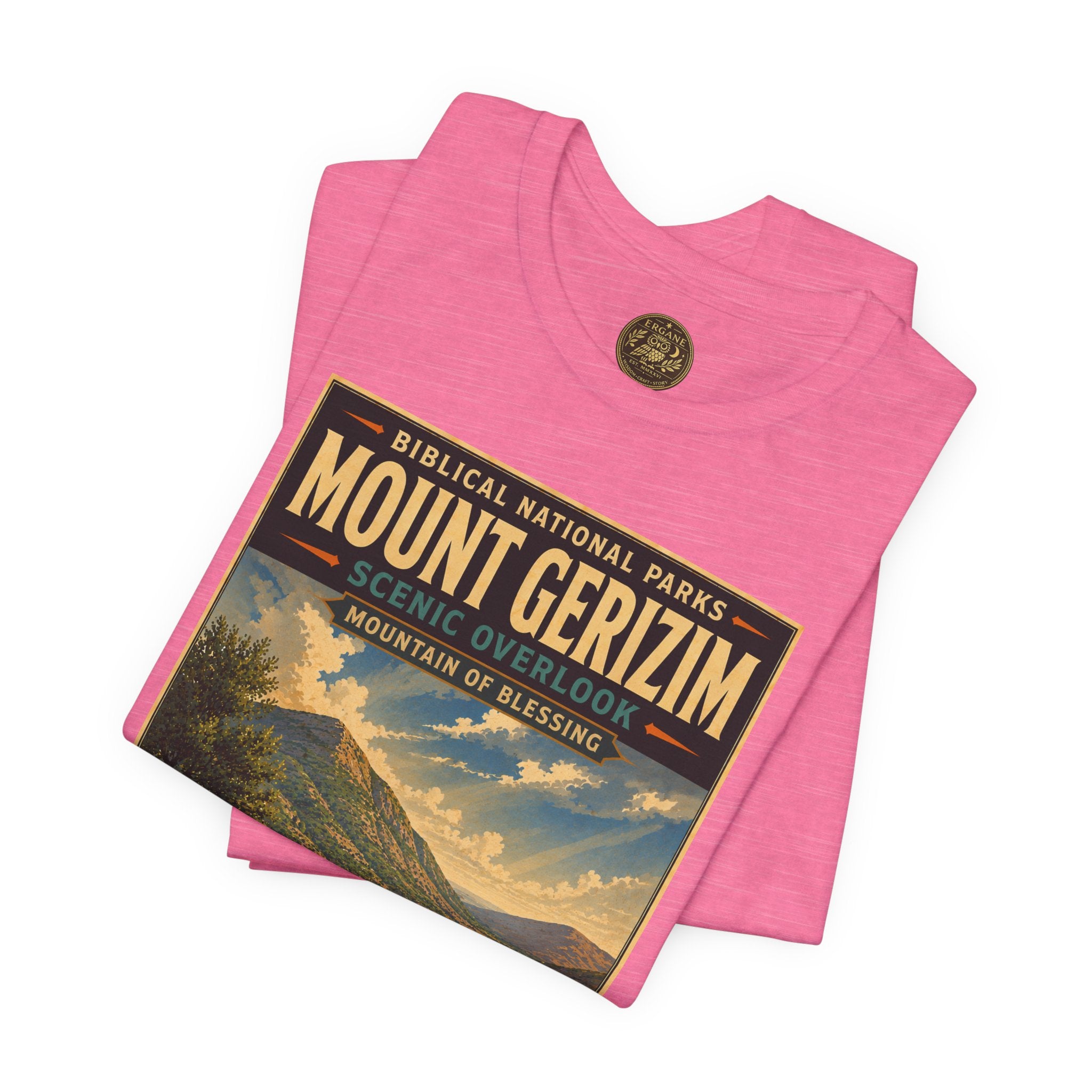 Biblical National Parks Collection III- The Promised Land #017/018 Joshua 8 | Vintage nature poster Tee | Biblical national parks graphic shirt