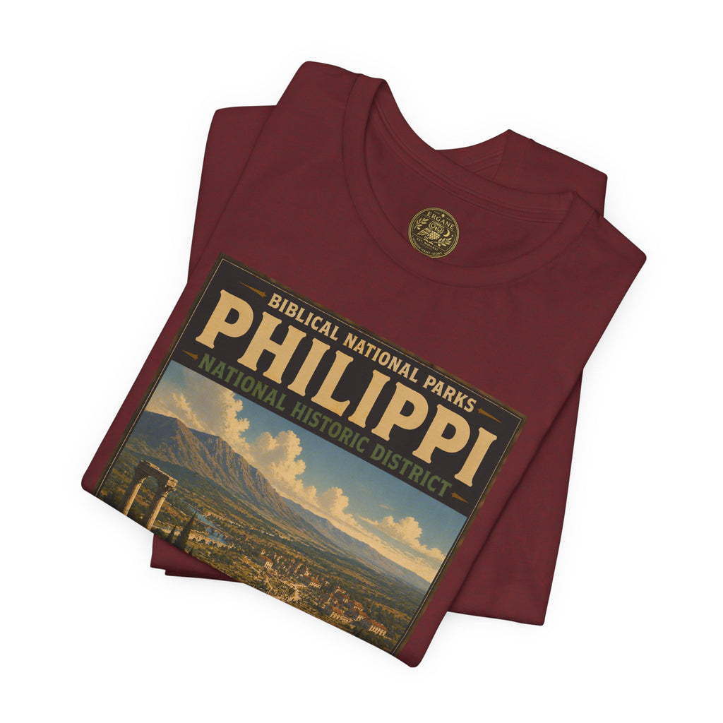 Biblical National Parks Collection VIII- The Apostles' Trails #045/049 | Acts 16 | Vintage nature poster Tee | Biblical national parks graphic shirt