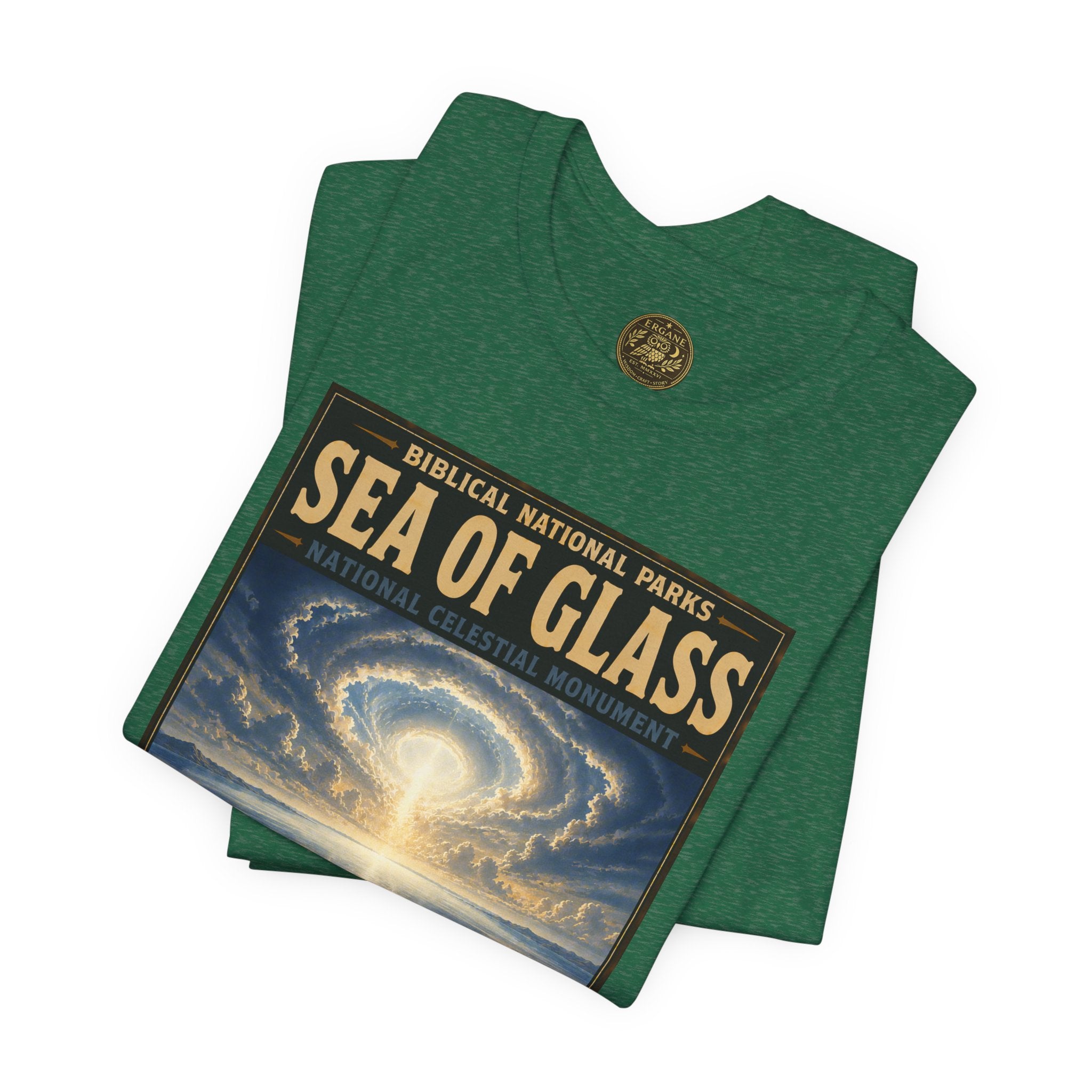 Biblical National Parks Collection X- #057/061 - Revelation: The Final Frontier | Revelation 4 | Vintage nature poster Tee | Biblical national parks graphic shirt