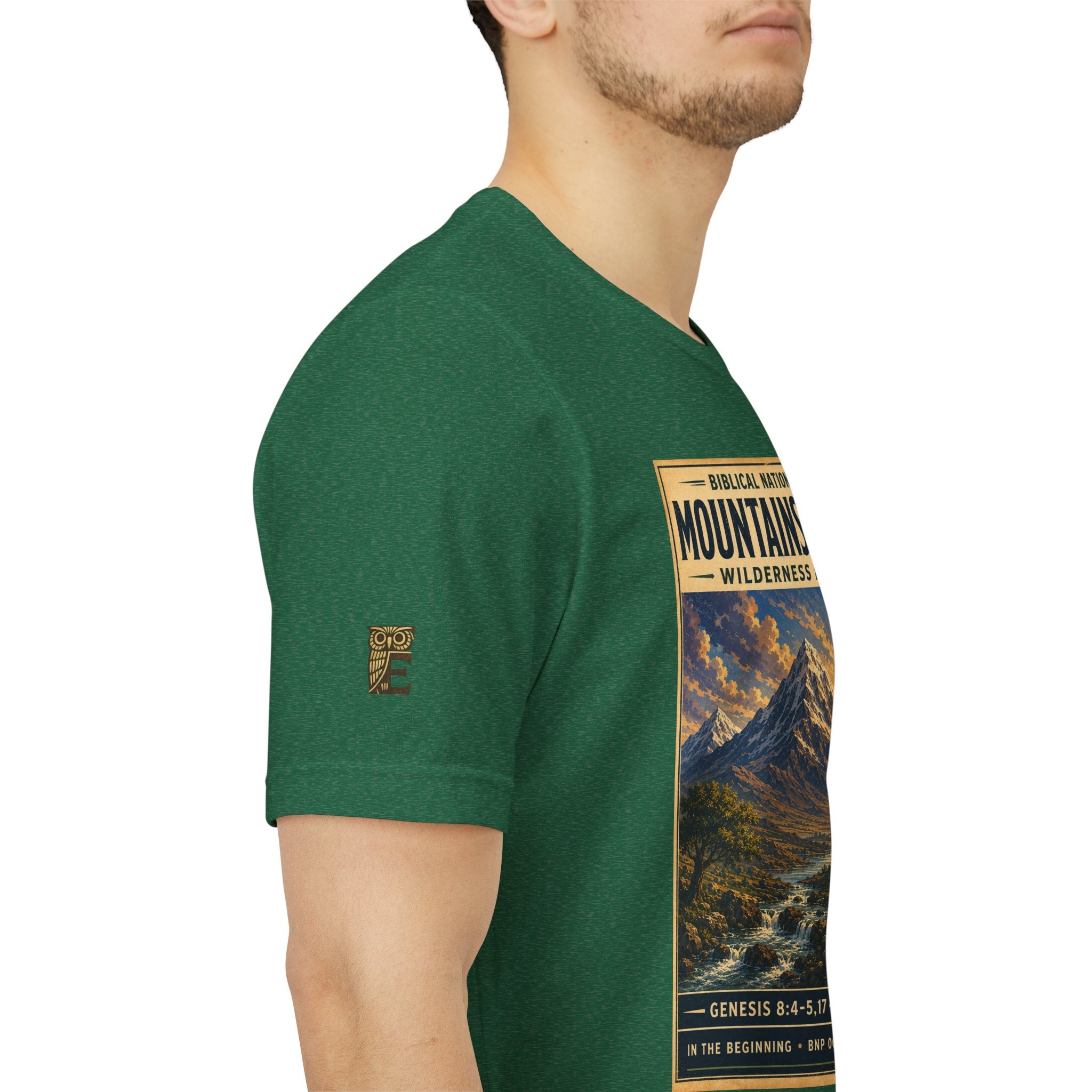 Biblical National Parks Collection I- In The Beginning #004/006 Genesis 8:4-5,17 | Vintage nature poster Tee | Biblical national parks graphic shirt
