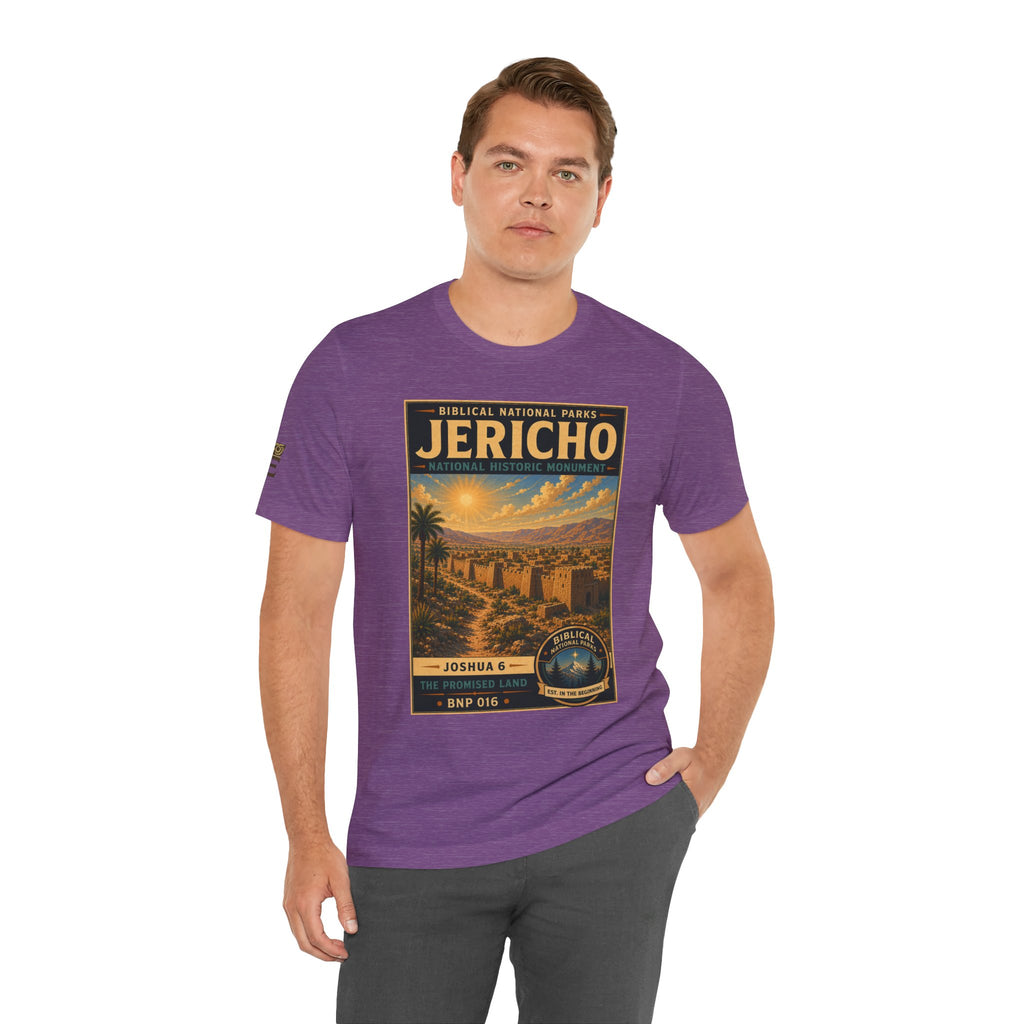Biblical National Parks Collection III- The Promised Land #016/018 Joshua 6 | Vintage nature poster Tee | Biblical national parks graphic shirt