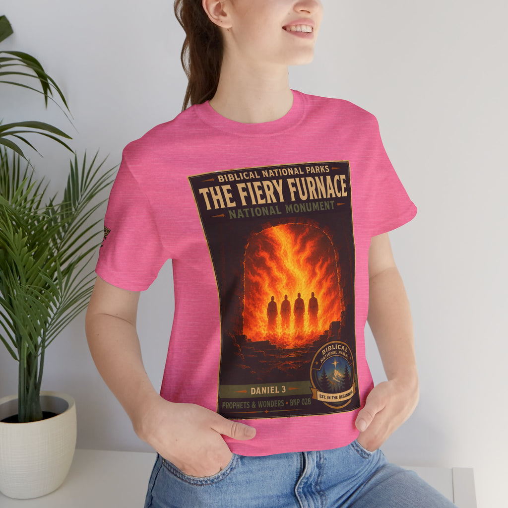 Biblical National Parks Collection V- Prophets & Wonders #028/030 Daniel 3 | Vintage nature poster Tee | Biblical national parks graphic shirt