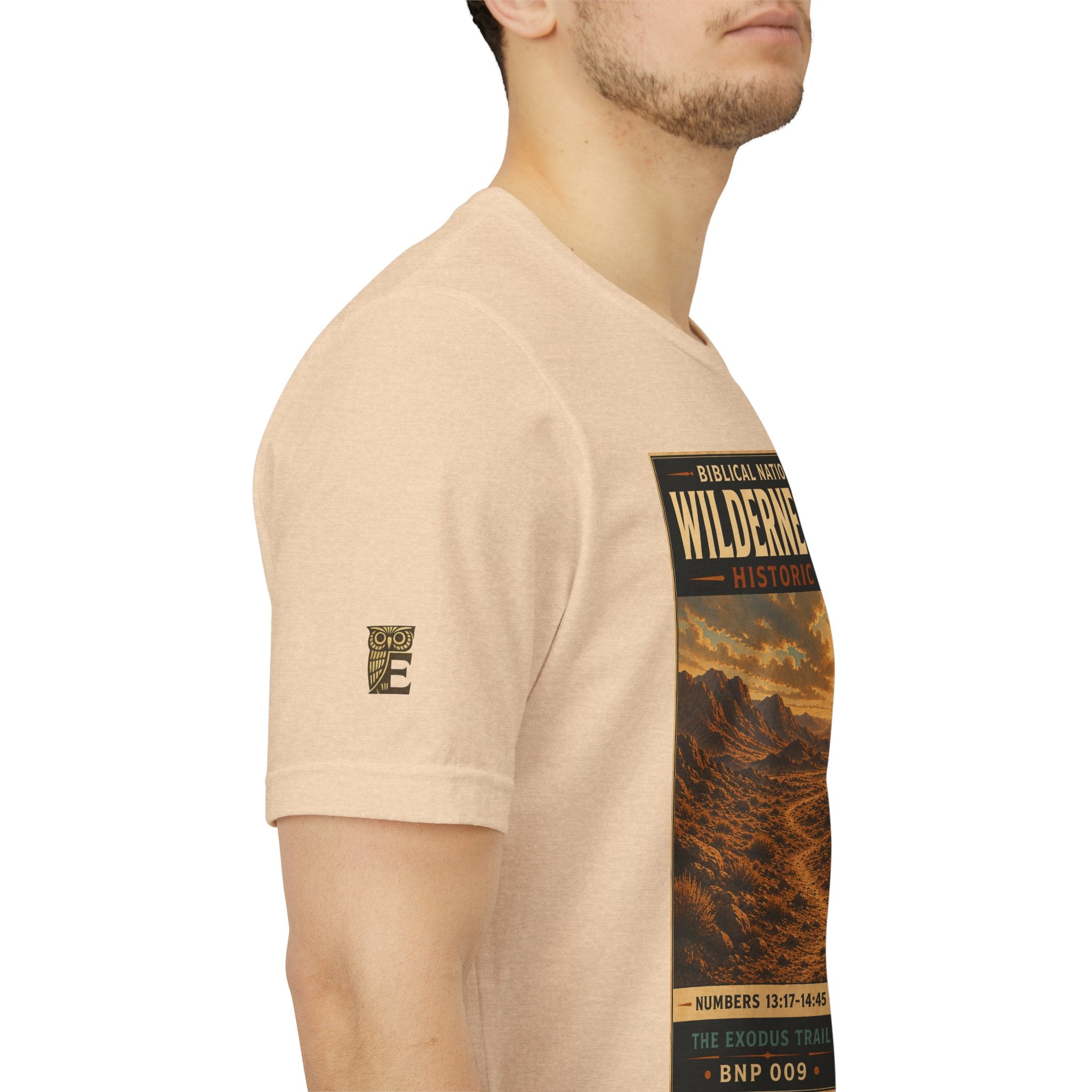 Biblical National Parks Collection II- The Exodus Trail #009/013 Exodus 13: 17 - 14:45 | Vintage nature poster Tee | Biblical national parks graphic shirt