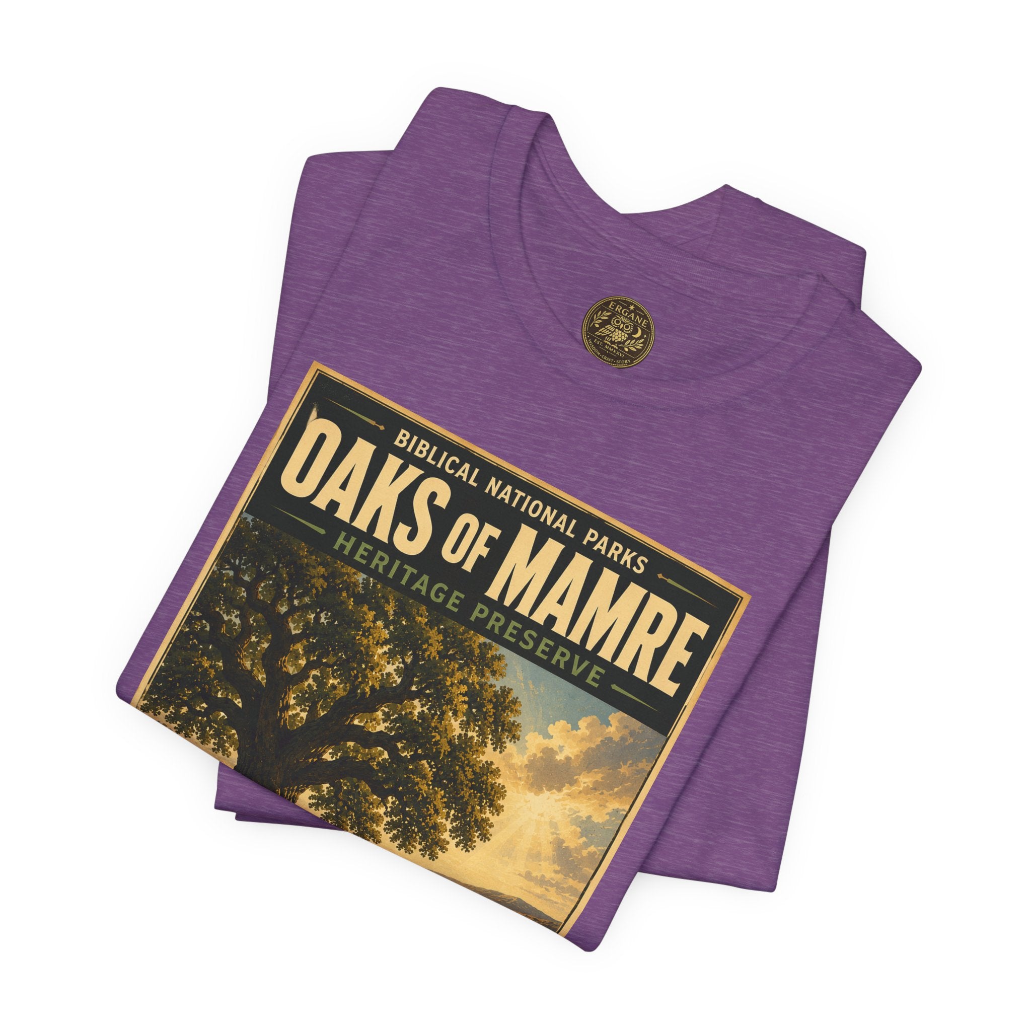 Biblical National Parks Collection I- In The Beginning #005/006 Genesis 13 & 18 | Vintage nature poster Tee | Biblical national parks graphic shirt