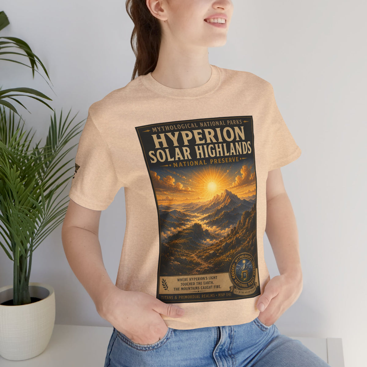 Mythological National Parks COLLECTION V- #041-050 TITANS & PRIMORDIAL REALMS | Vintage nature poster Tee | Mythological National Parks graphic shirt